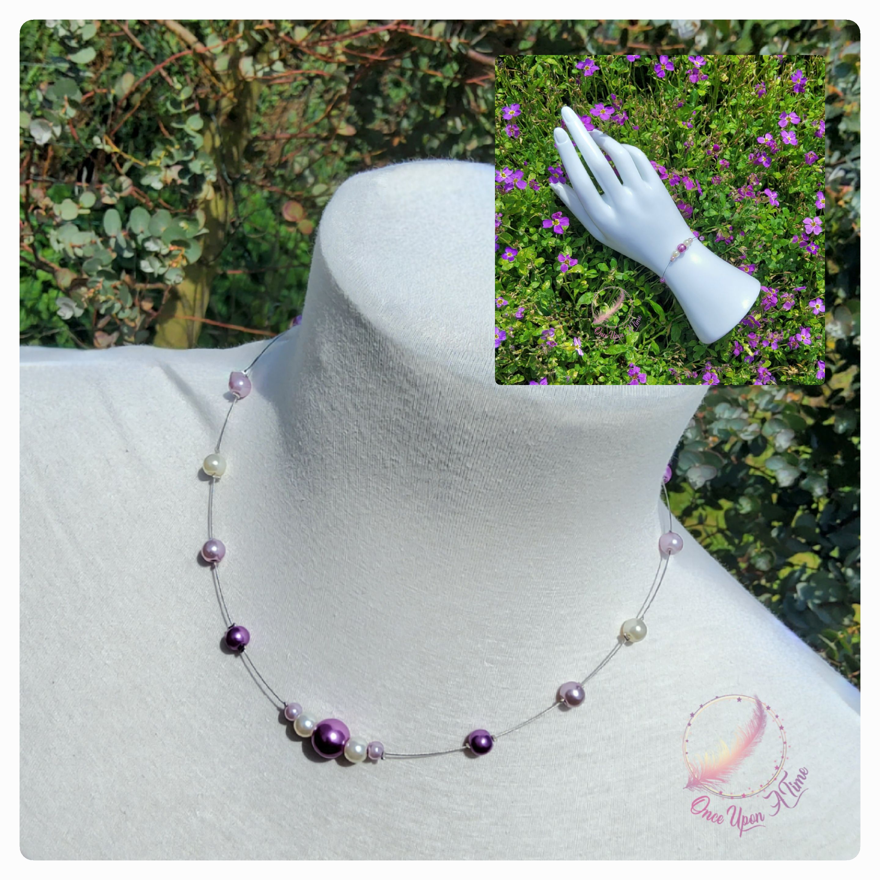 👰📿💍 Parure collier et bracelet pour cérémonie - Chic💍📿👰