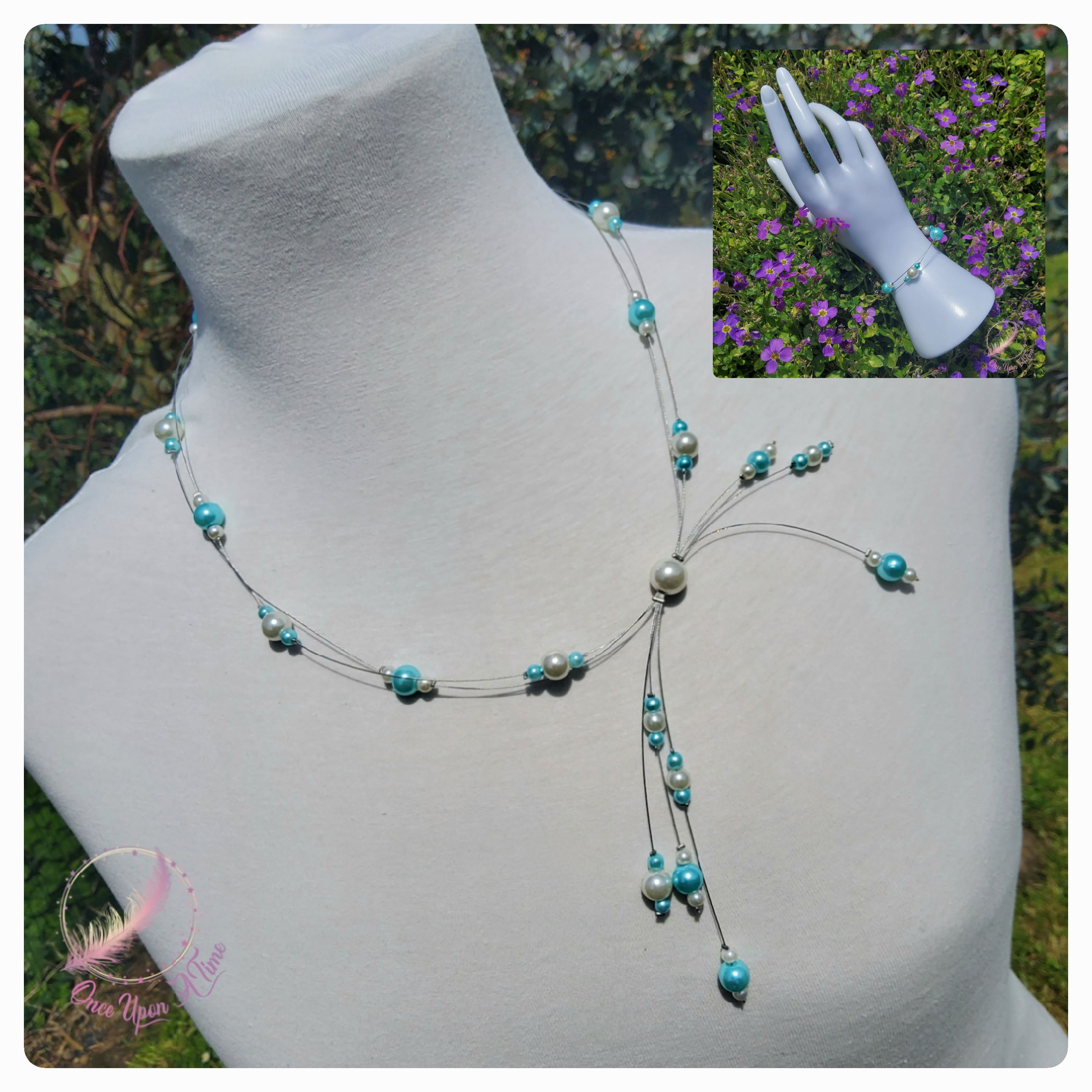 👰📿💍 Parure collier et bracelet pour cérémonie - Elégance 💍📿👰