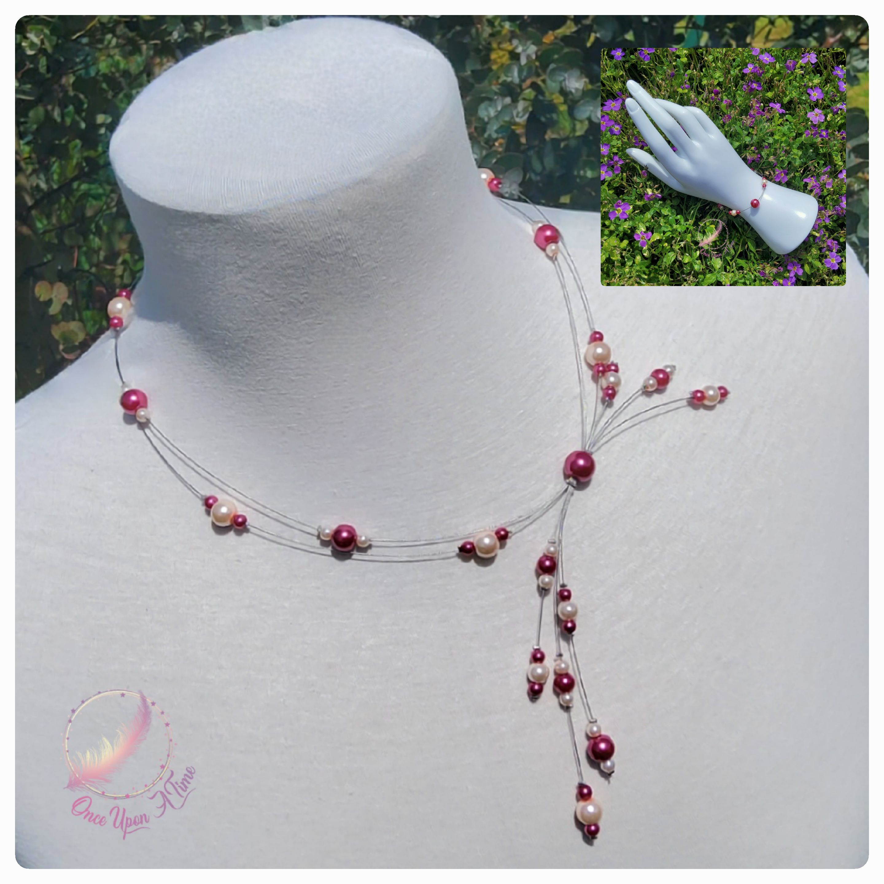 👰📿💍 Parure collier et bracelet pour cérémonie - Elégance 💍📿👰