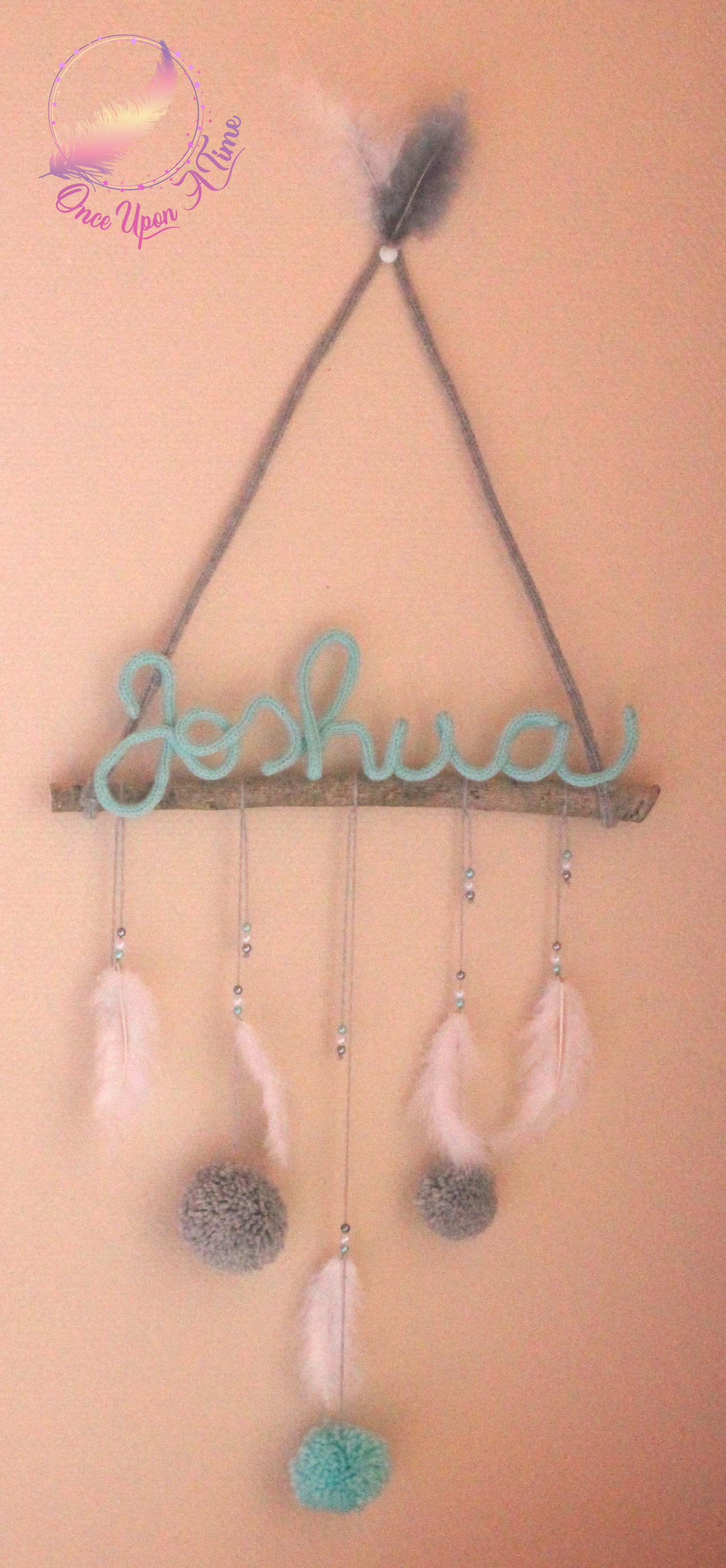 🌷 Décoration murale personnalisée - Tipi 🌺