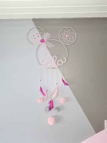 🌷 Décoration murale personnalisée - Minnie 🌺