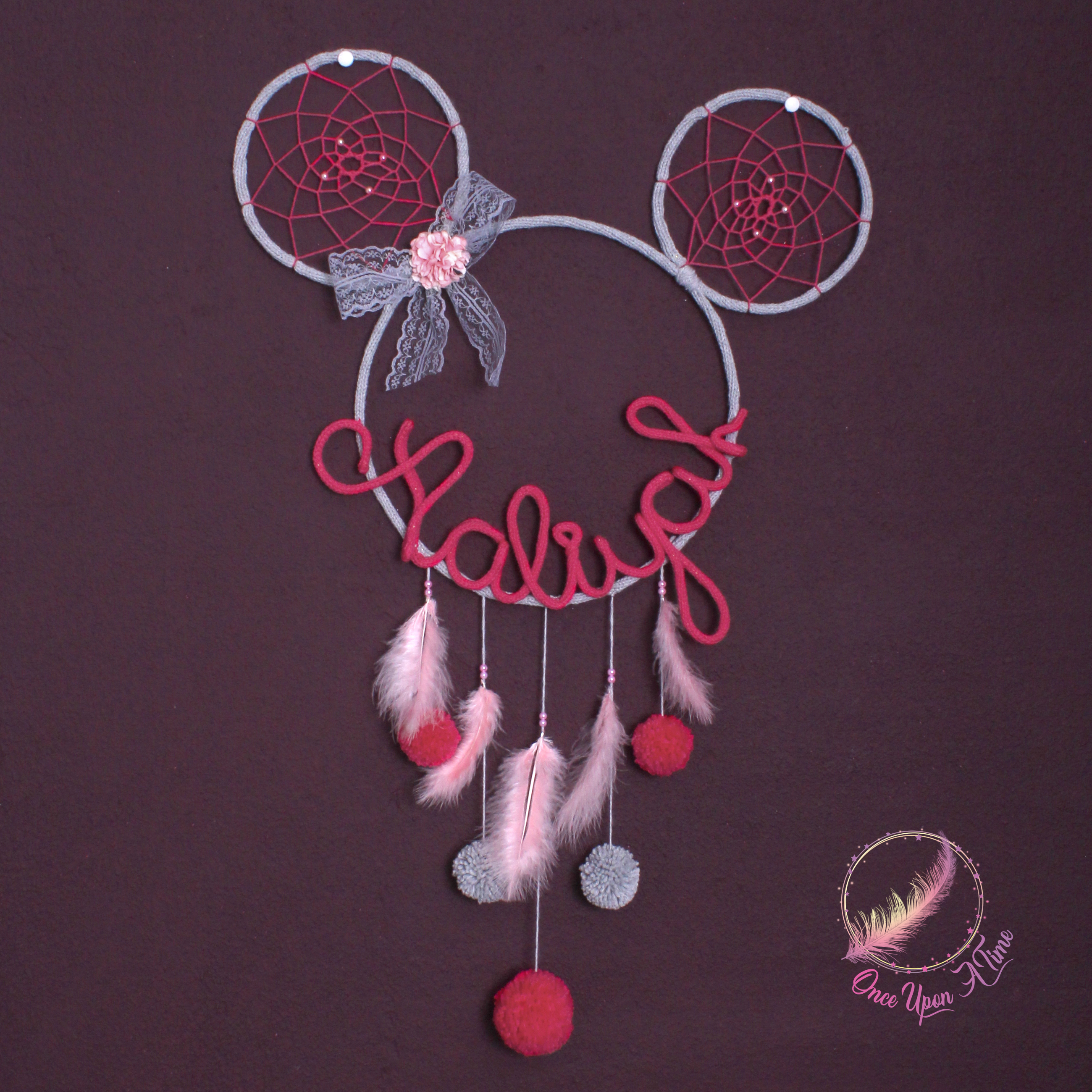 🌷 Décoration murale personnalisée - Minnie 🌺