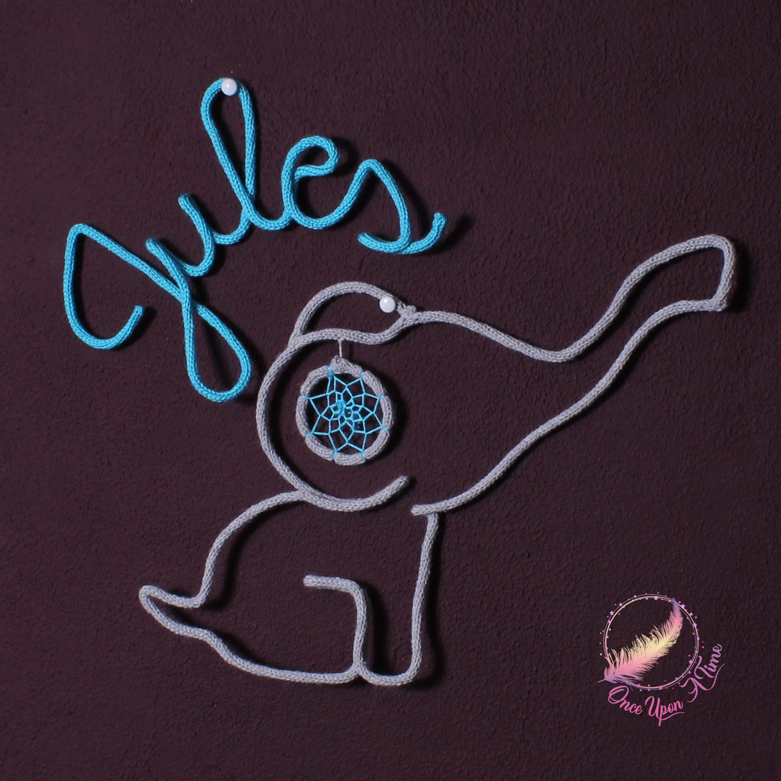 🌷 Décoration murale personnalisée - Eléphant🌺