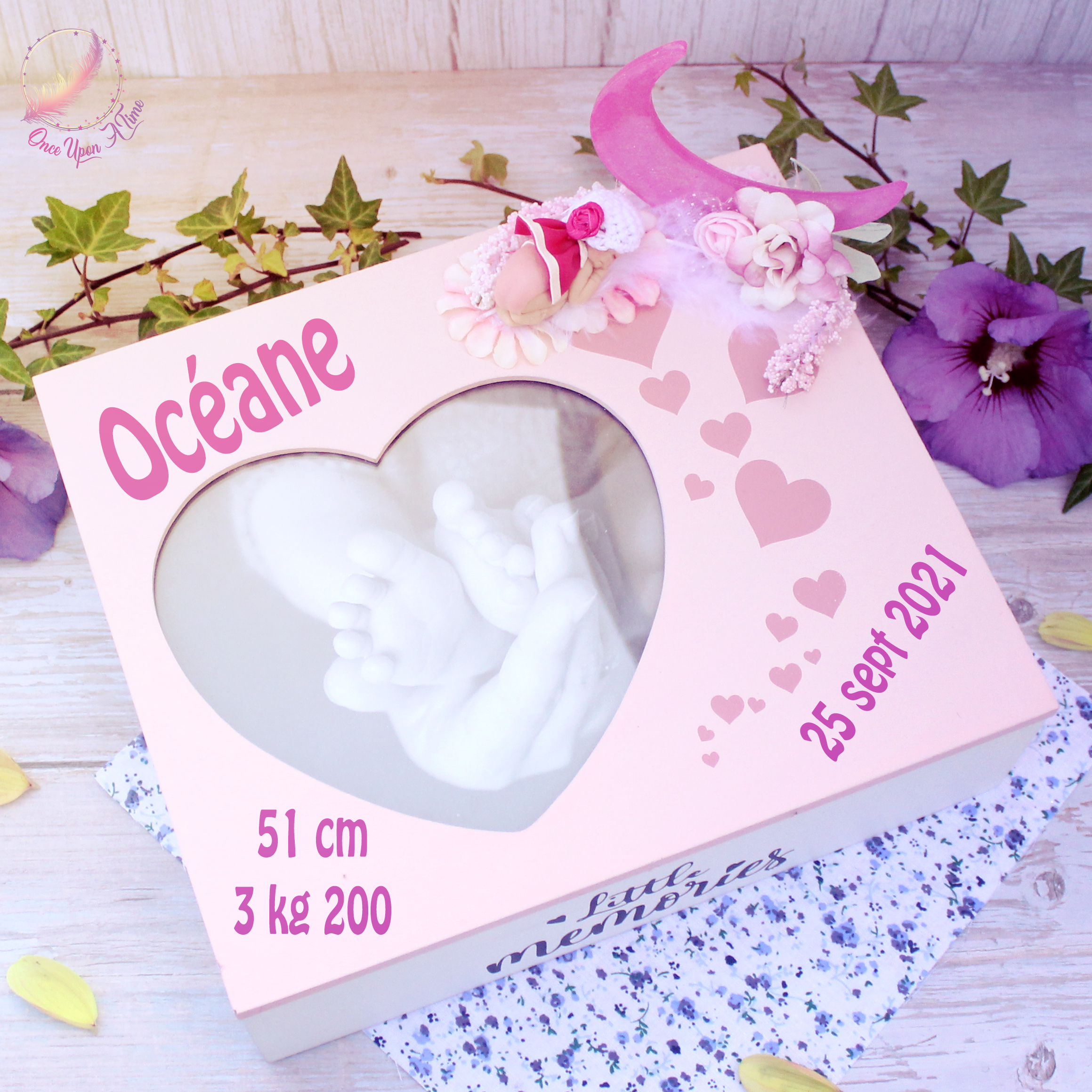 🌷 Boite à souvenirs personnalisée - Fille ou garçon 🌺