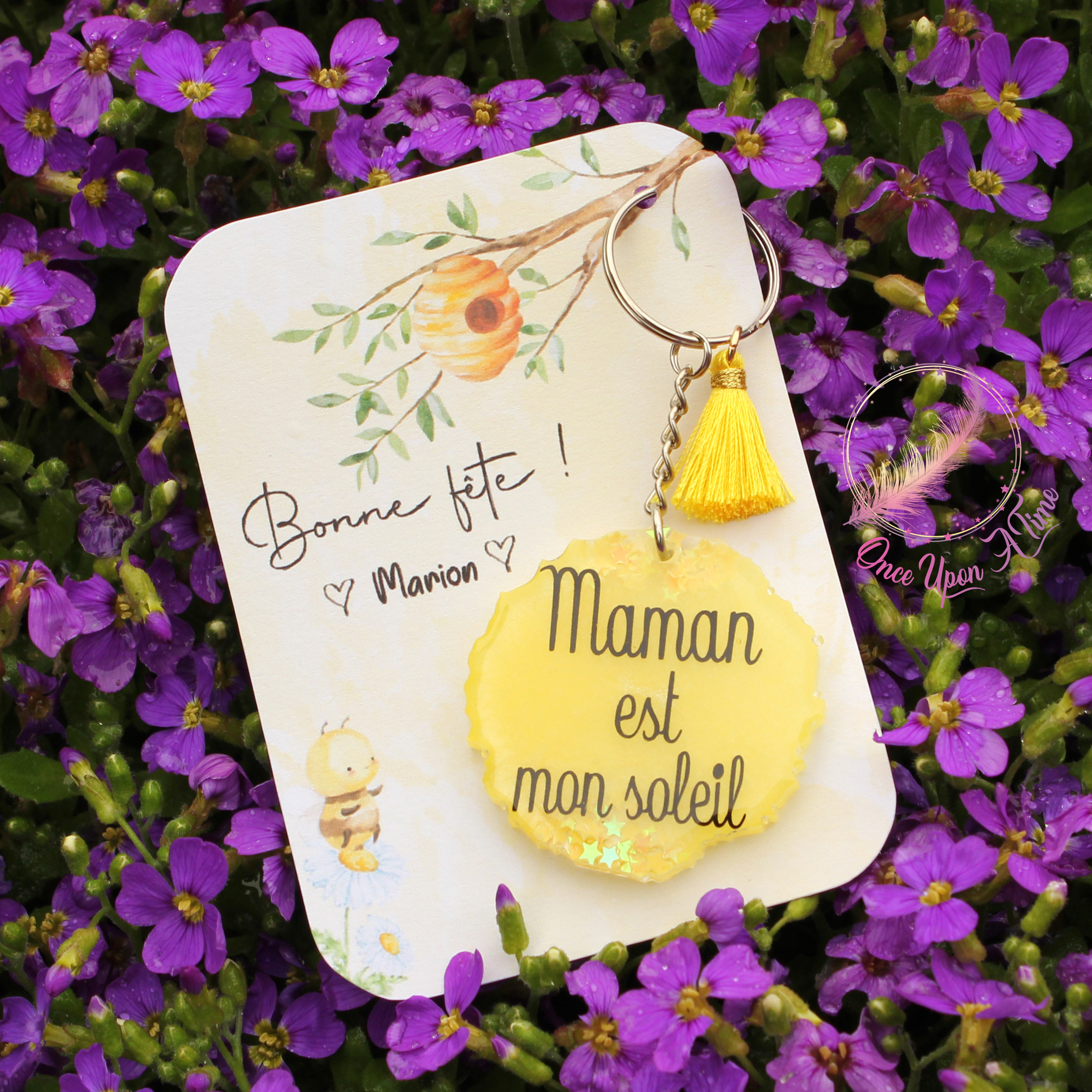 💕 Porte-clés - Maman est mon soleil 🔑