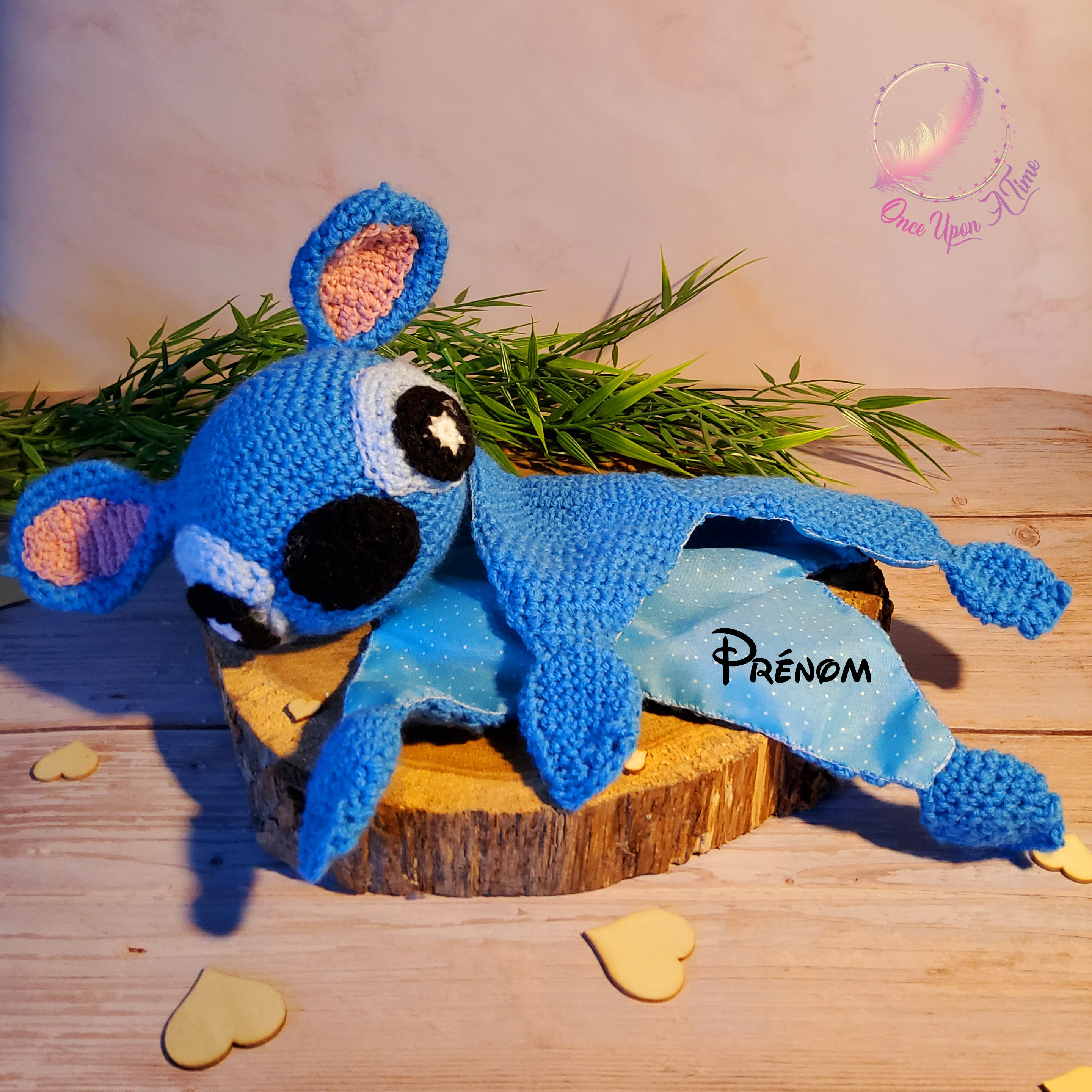 🍼 Doudou - Angel OU Stitch - Personnalisé 👶