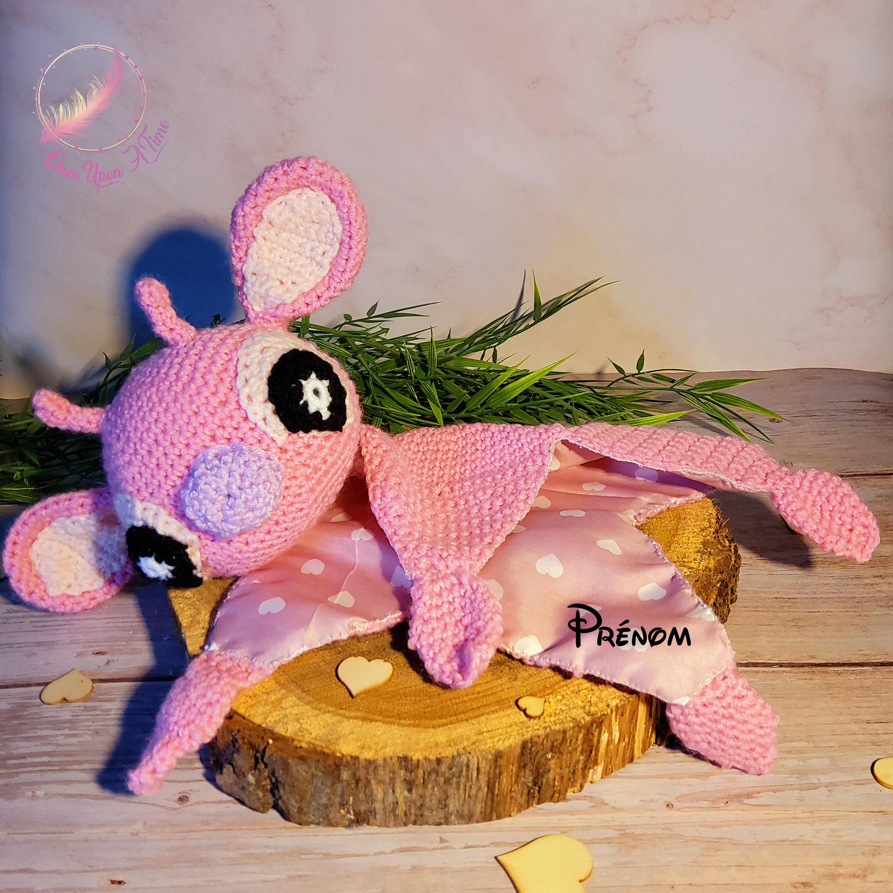🍼 Doudou - Angel OU Stitch - Personnalisé 👶