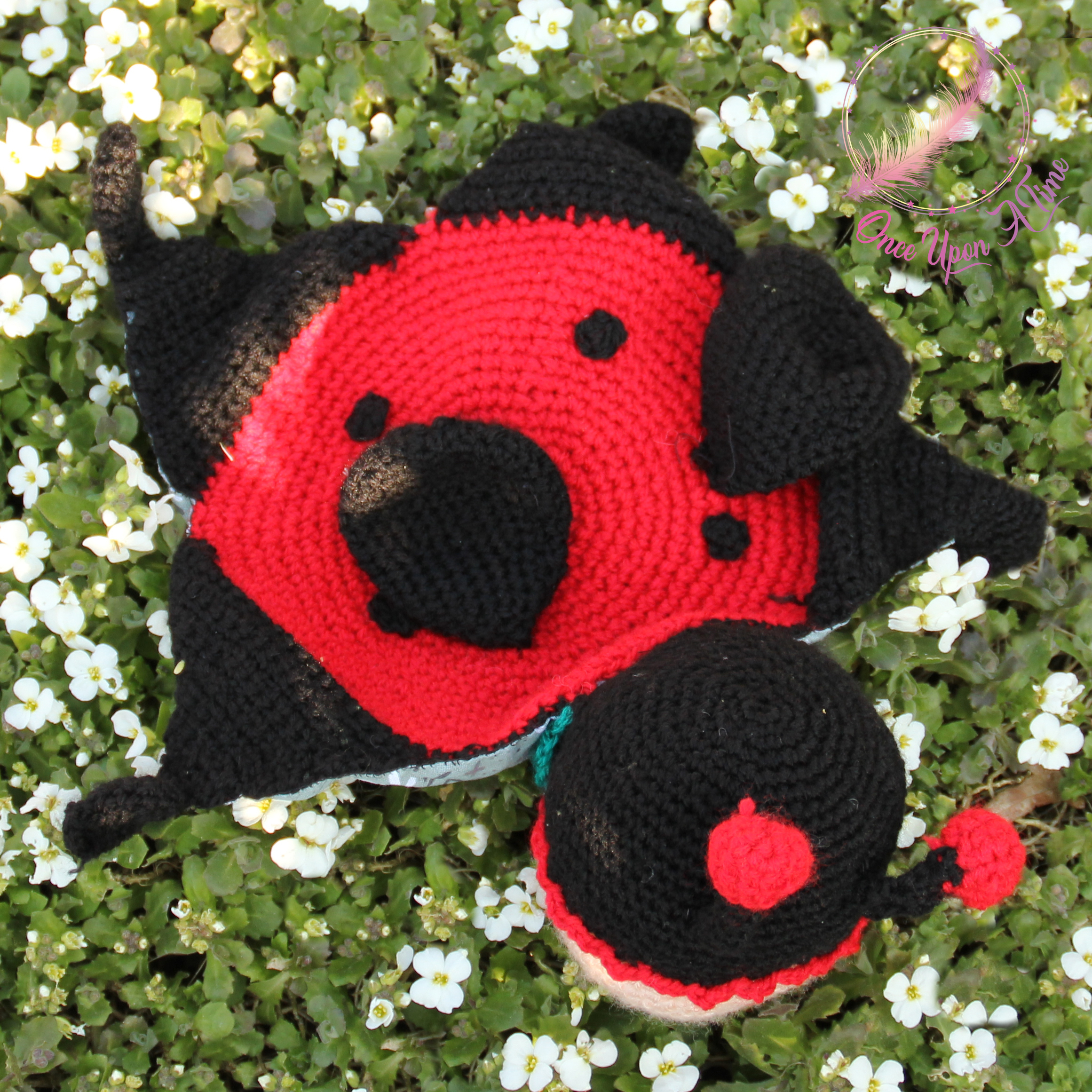 🍼 Doudou - Coccinelle - Personnalisé 👶