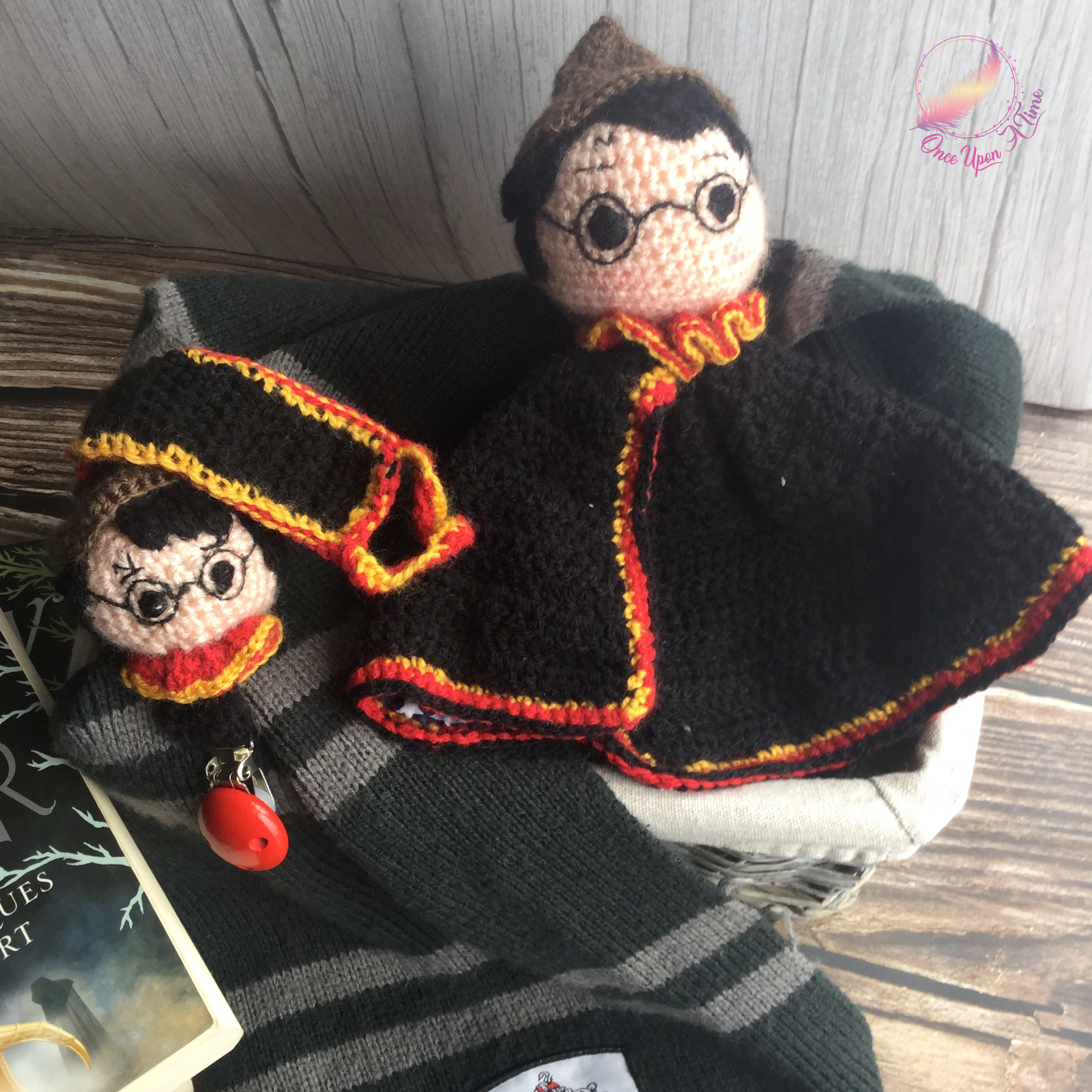 🍼 Doudou et attache-tétine - Harry Potter - Personnalisé 👶