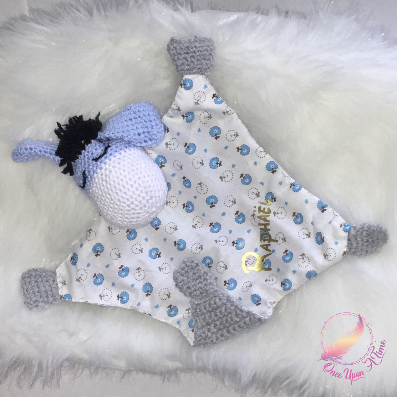 🍼 Doudou - Bourriquet - Personnalisé 👶