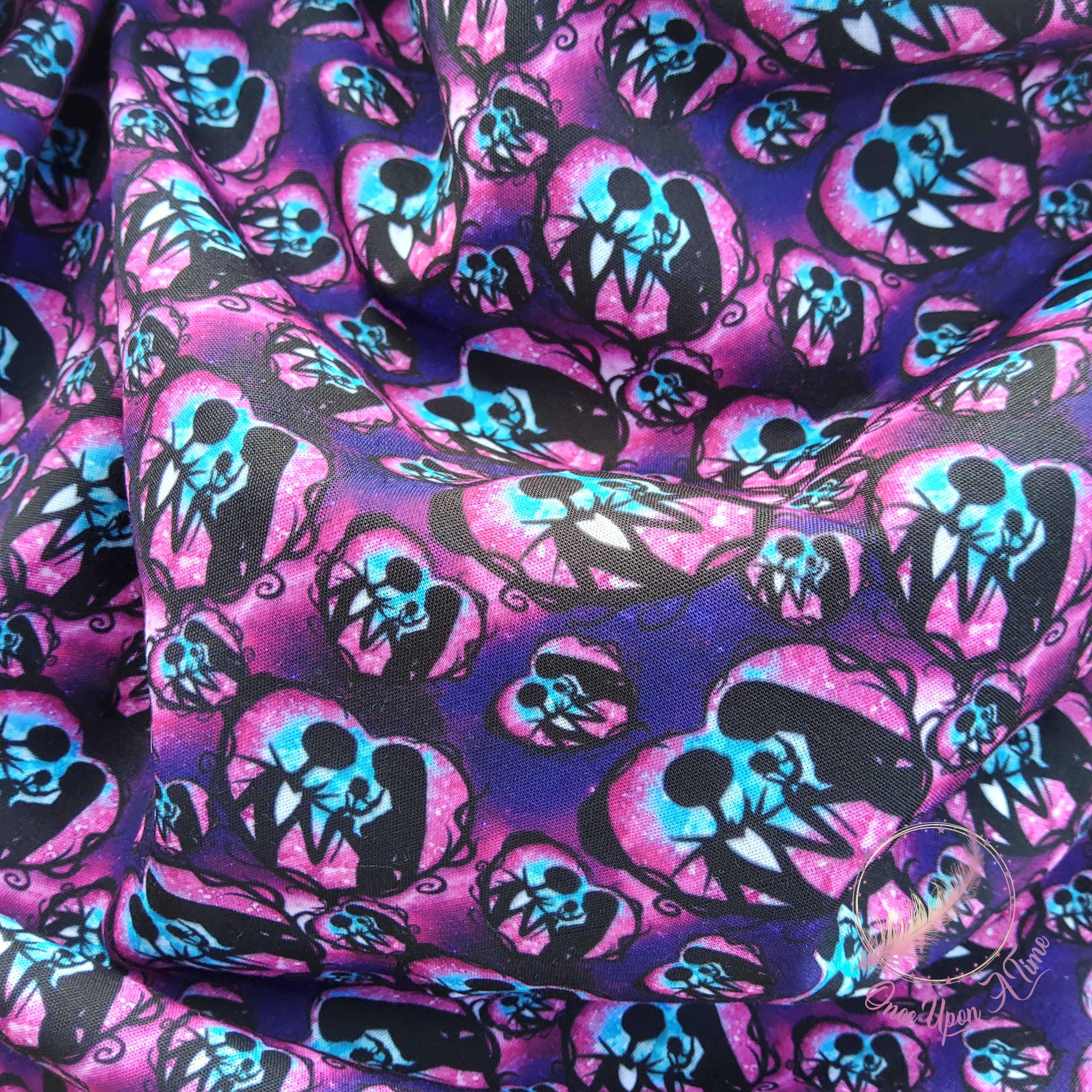 ❄️🍂 Foulard / Chèche femme et adolescent - Monsieur Jack et Sally 🍂❄️