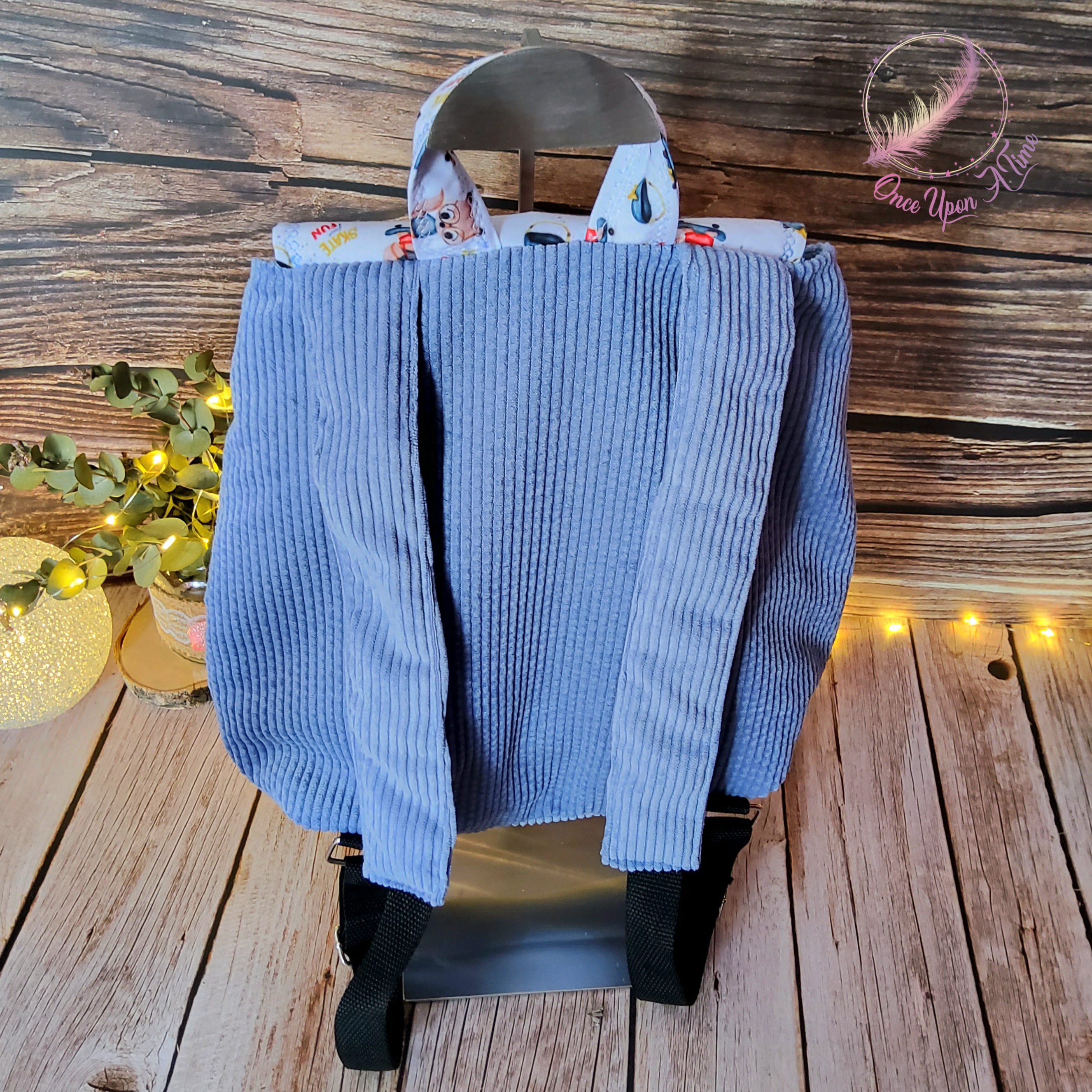 🧵🪡 Petit sac à dos maternelle ou collation - Renard 🪡🧵