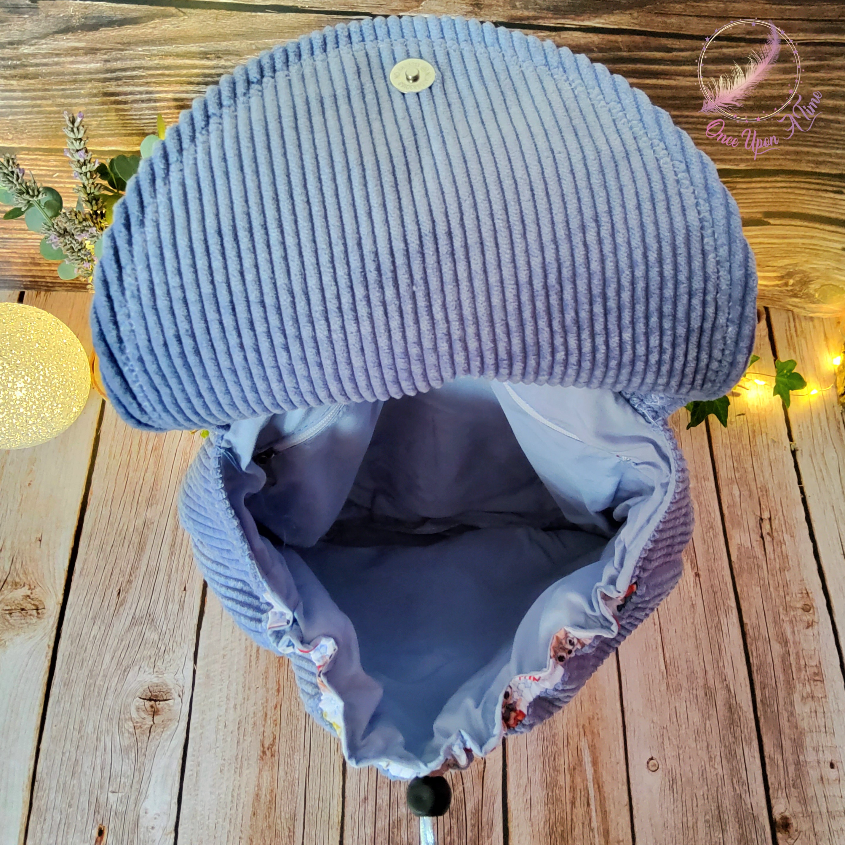 🧵🪡 Petit sac à dos maternelle ou collation - Renard 🪡🧵