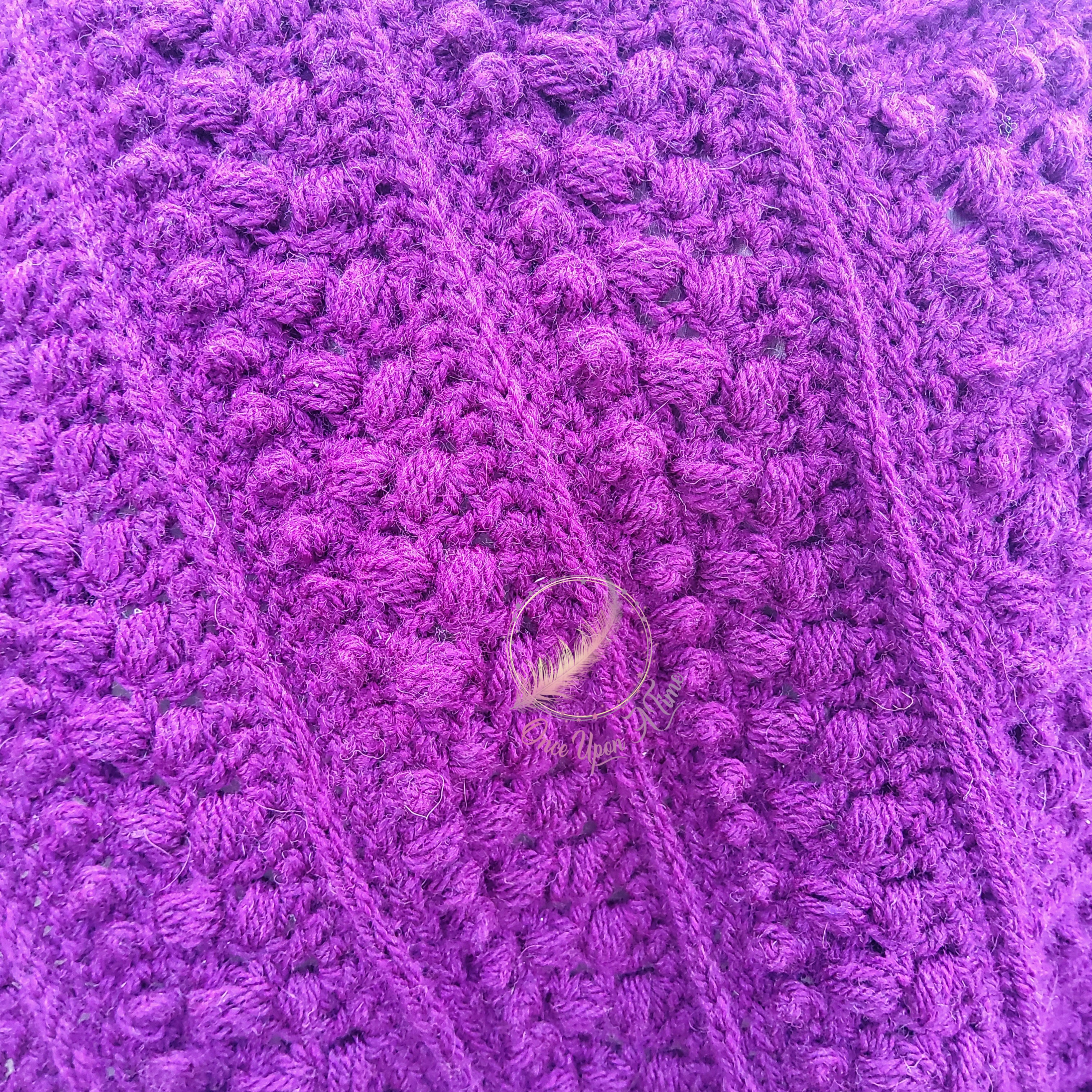 Poncho - "Alicia" - Mauve
