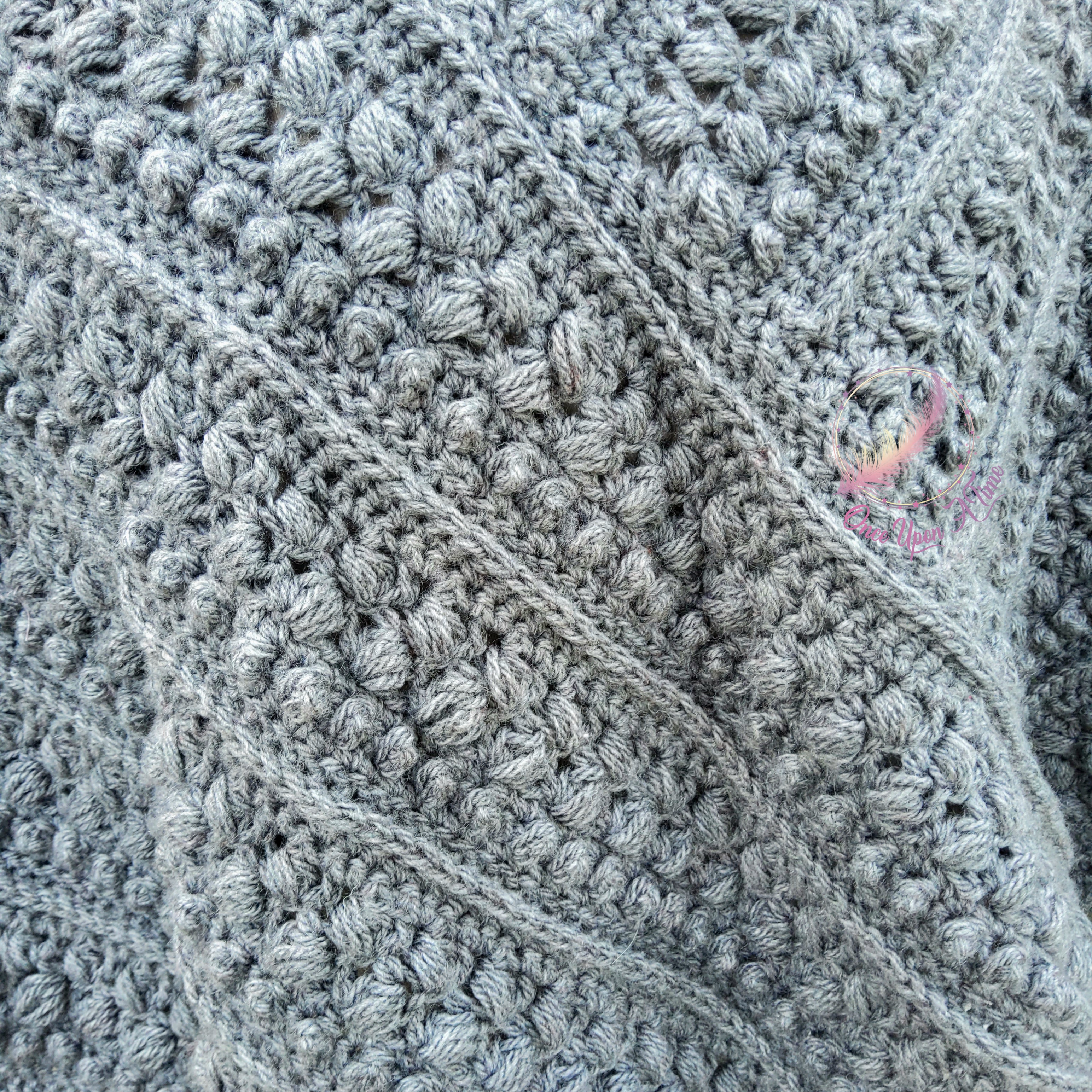 Poncho - "Alicia" - Gris