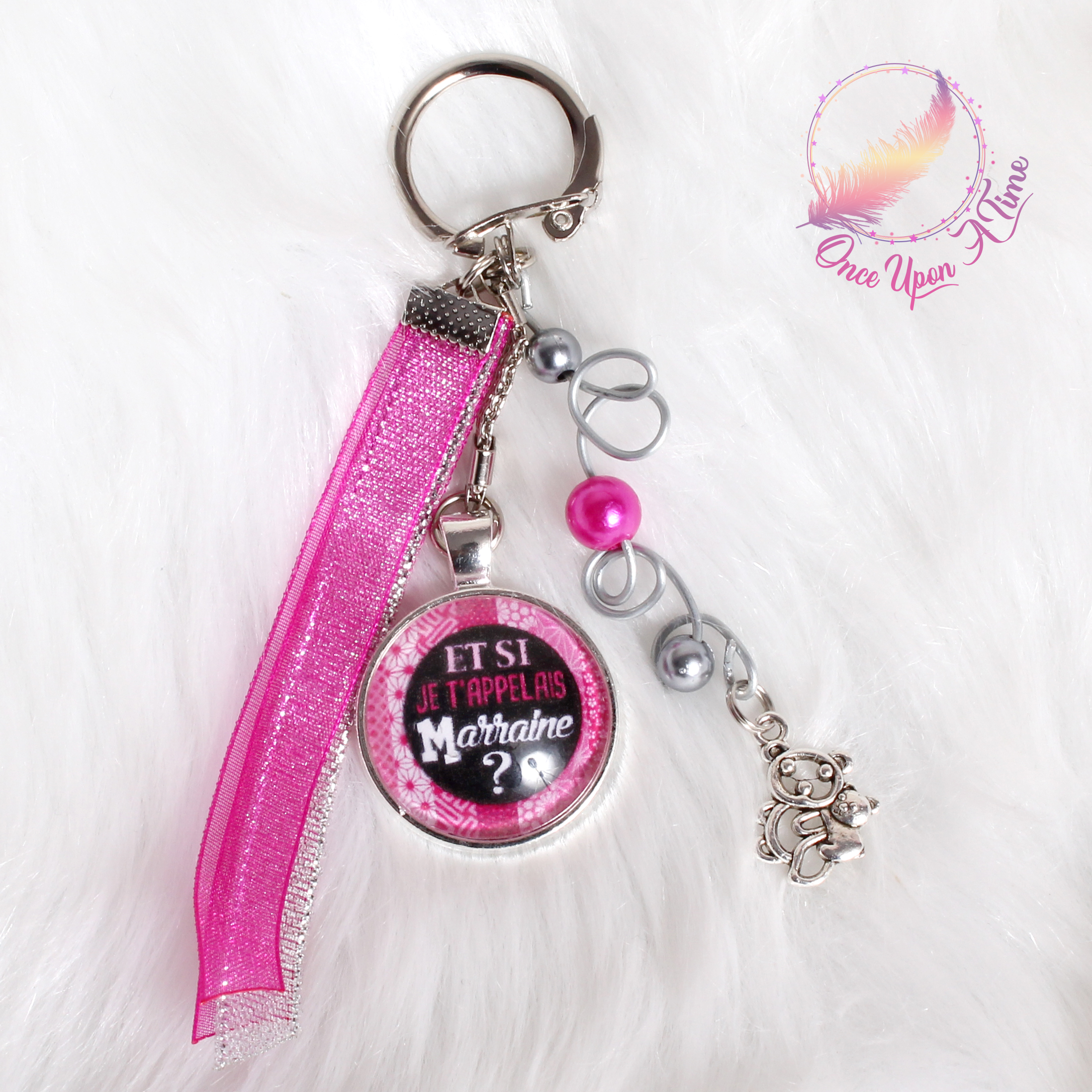 💕 Porte-clés - Demande parrain et marraine - Plusieurs modèles 🔑
