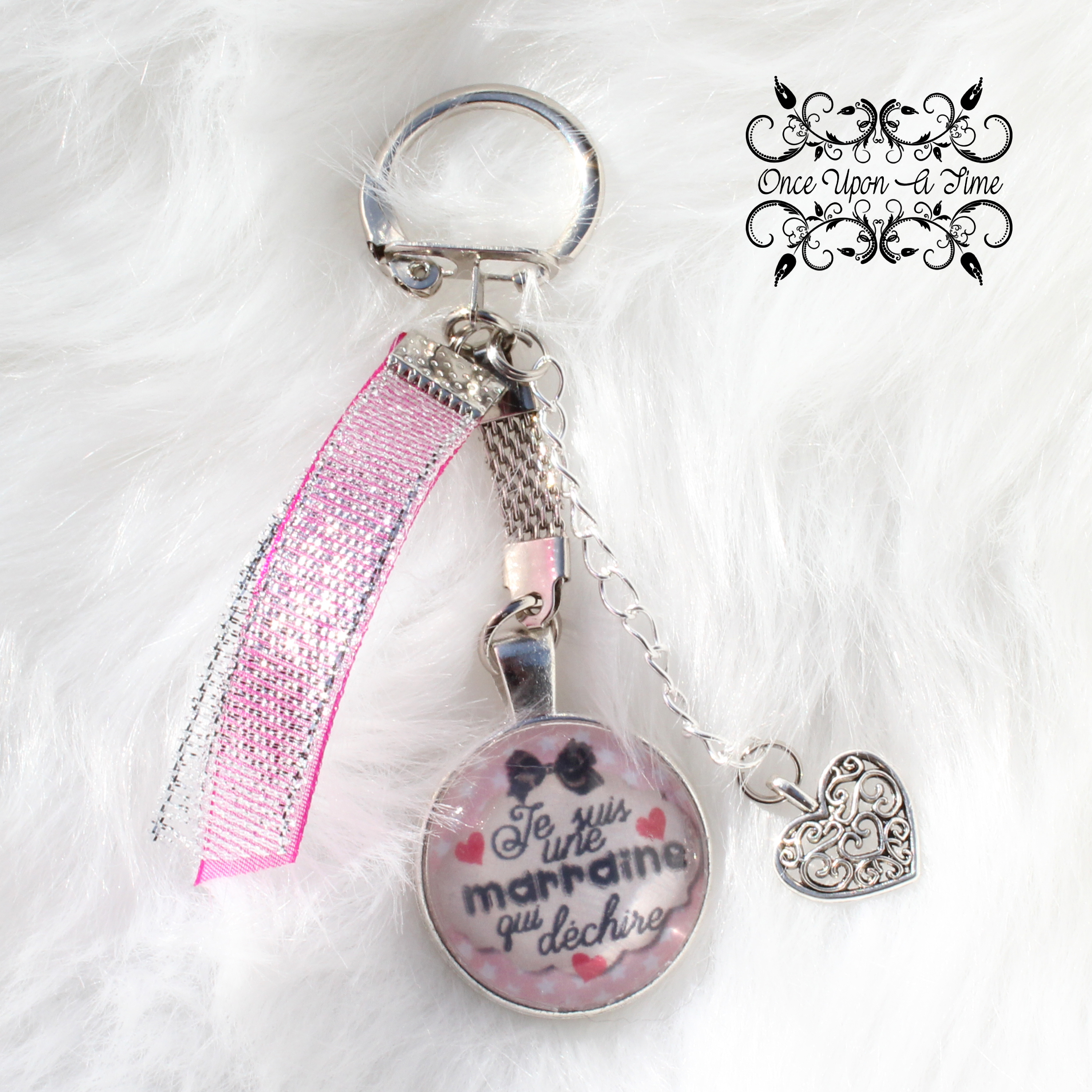 💕 Porte-clés - Message - Marraine - Plusieurs modèles 🔑