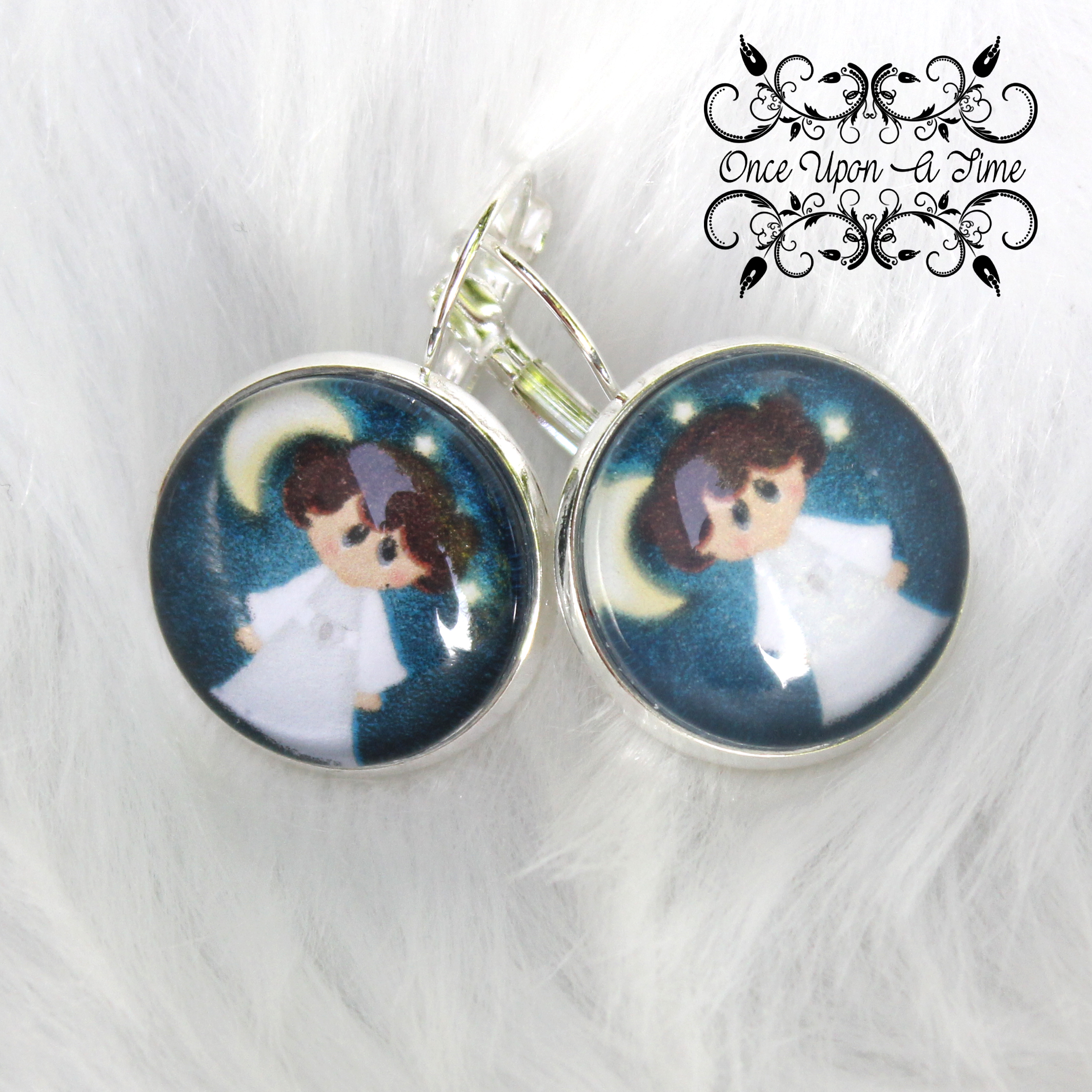 ✨ Boucles d'oreilles fantaisie - Princesse Leia - Star Wars ✨