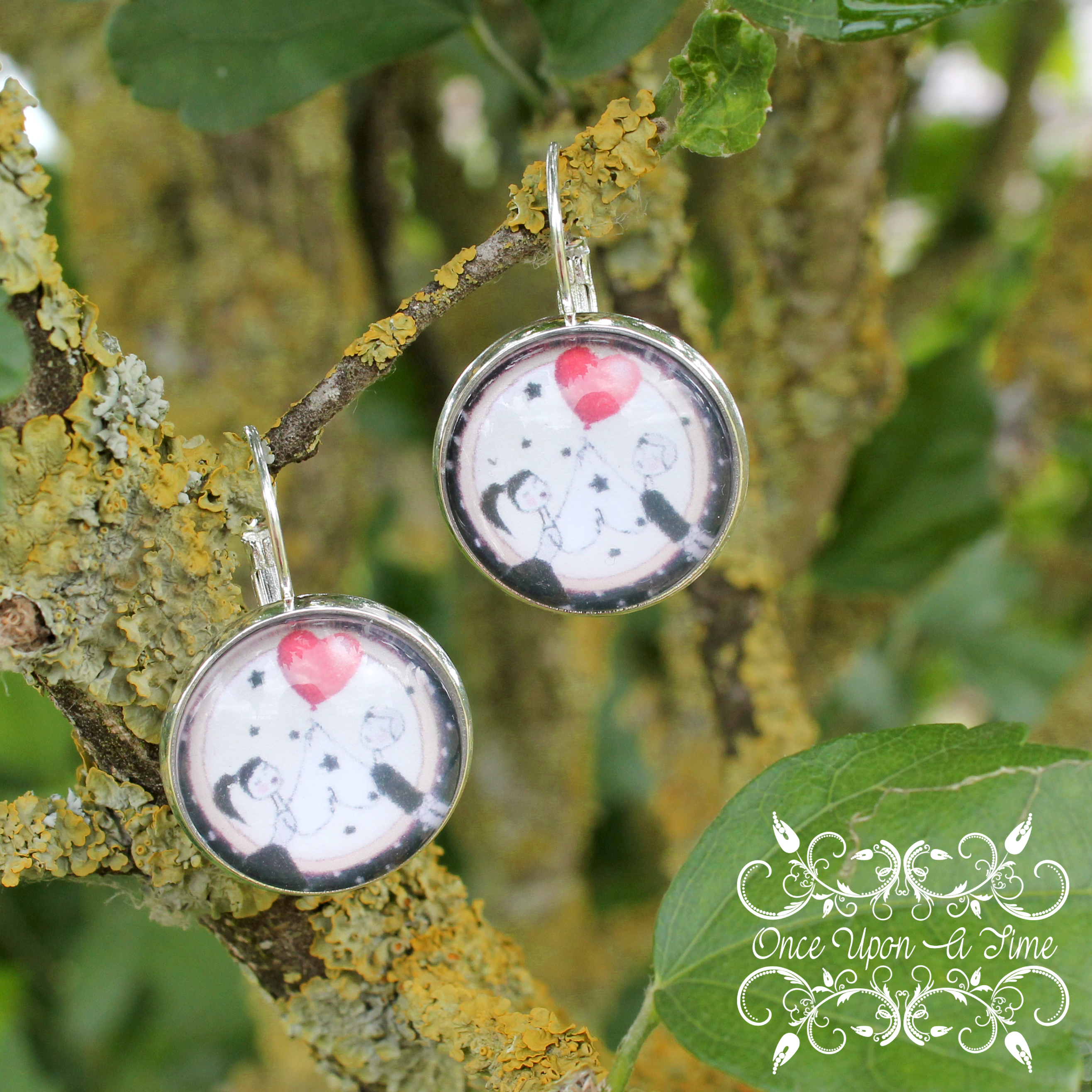 ✨ Boucles d'oreilles fantaisie - Amoureux ✨