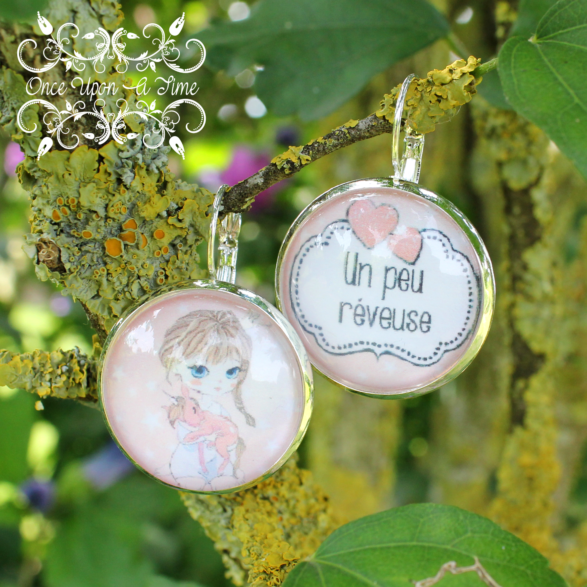 ✨ Boucles d'oreilles fantaisie - Un peu rêveuse ✨