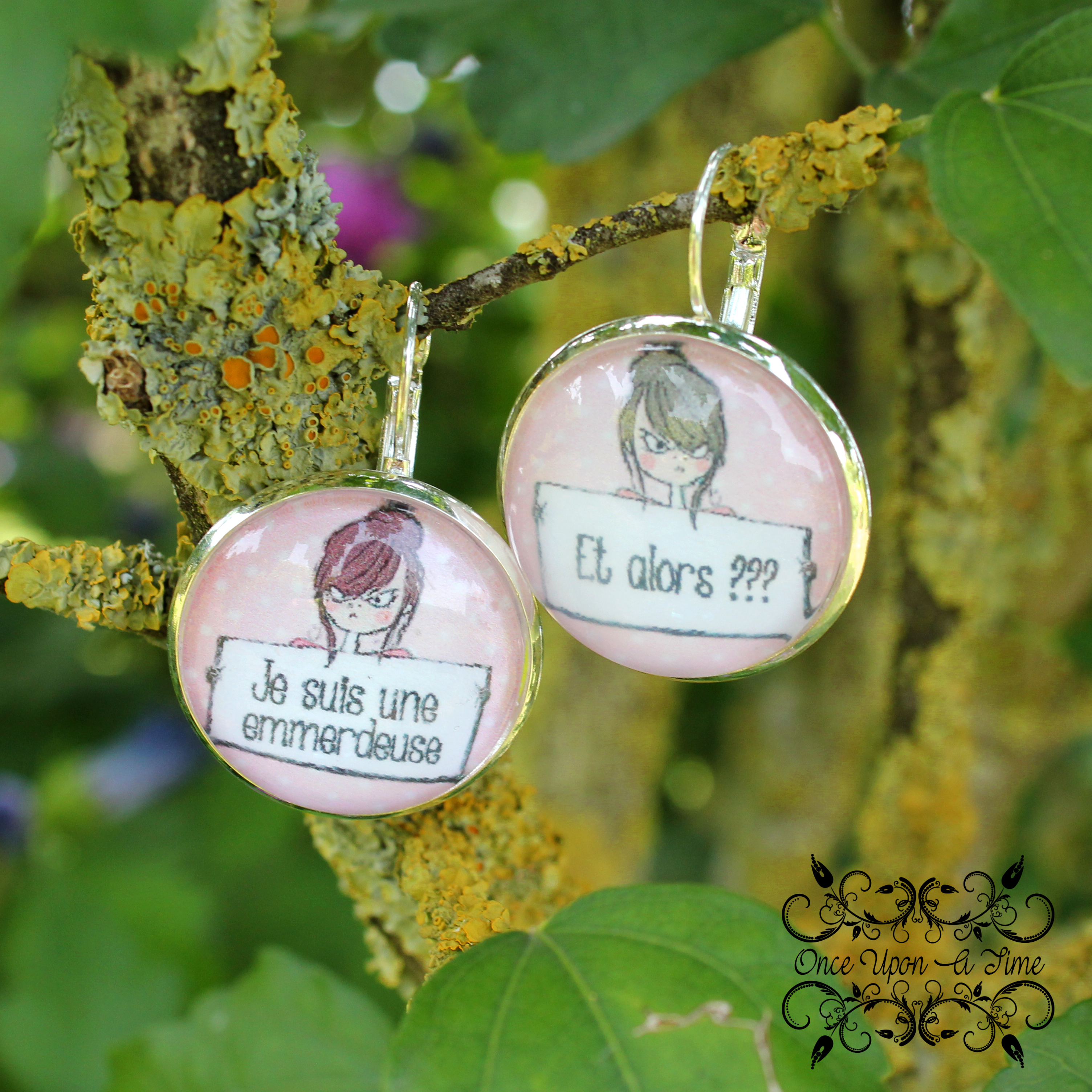 ✨ Boucles d'oreilles fantaisie - Je suis une emmerdeuse, et alors ? ✨