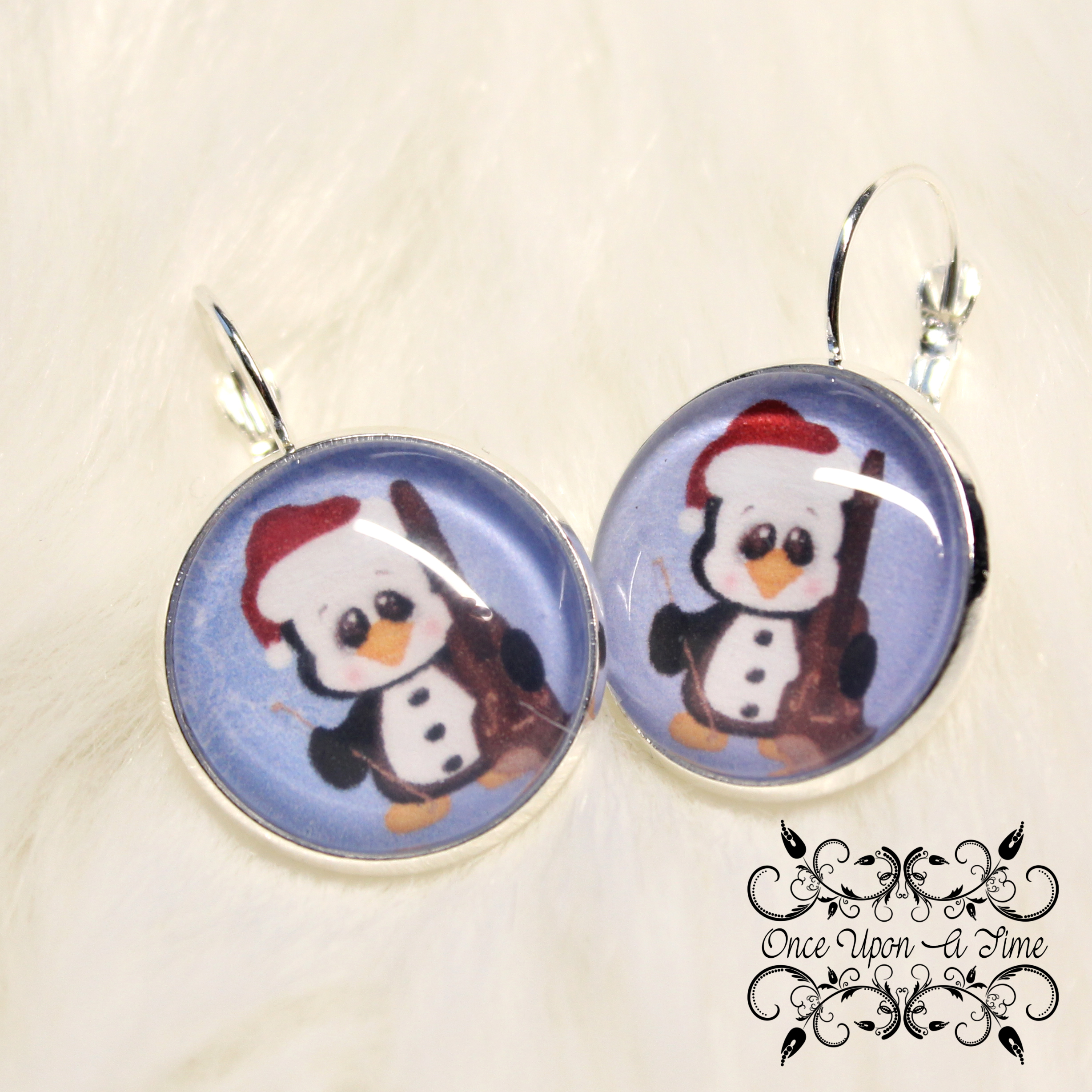 ✨ Boucles d'oreilles fantaisie - Noël, hiver ✨