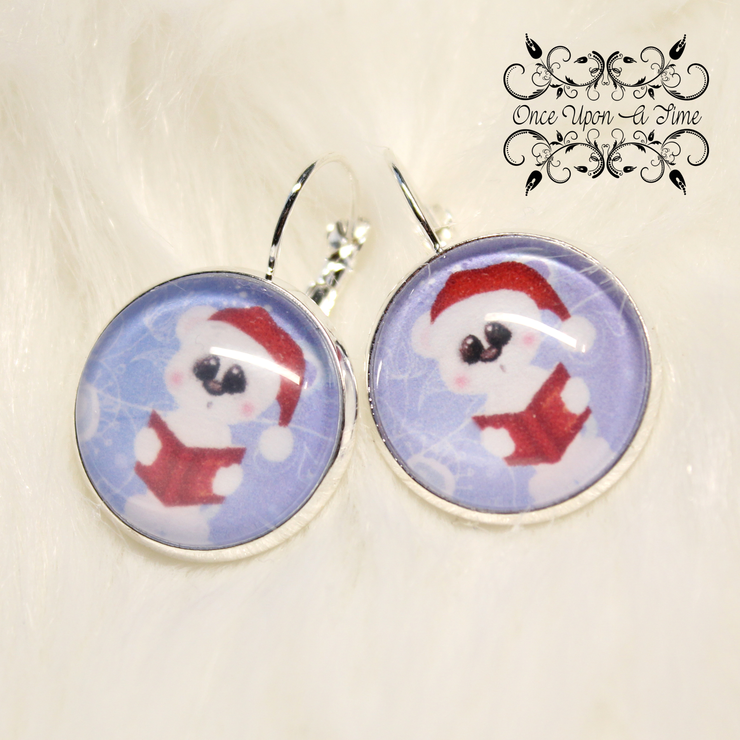 ✨ Boucles d'oreilles fantaisie - Noël, hiver ✨