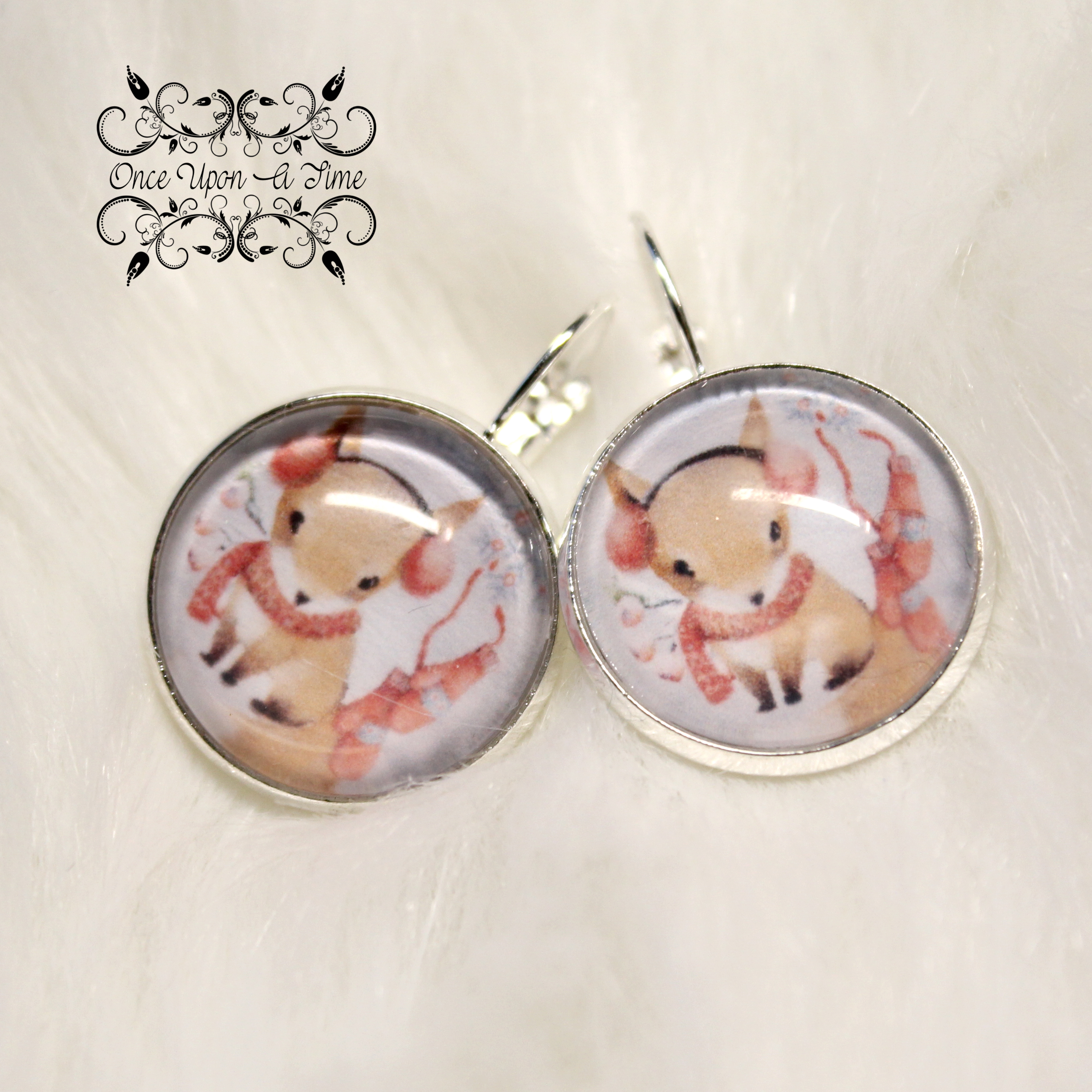 ✨ Boucles d'oreilles fantaisie - Noël, hiver ✨