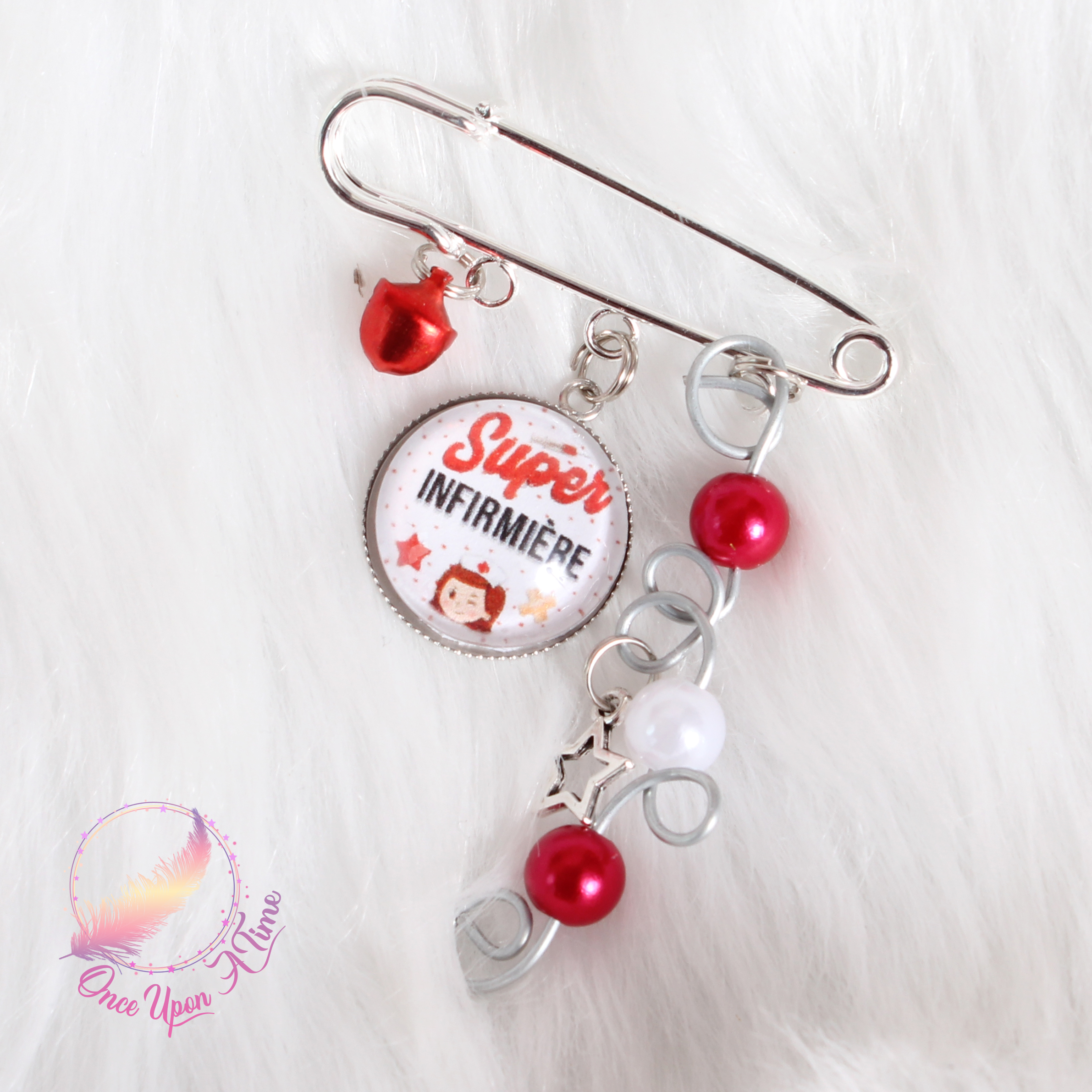 ✨ Epingle-broche - Super infirmière - Plusieurs modèles ✨