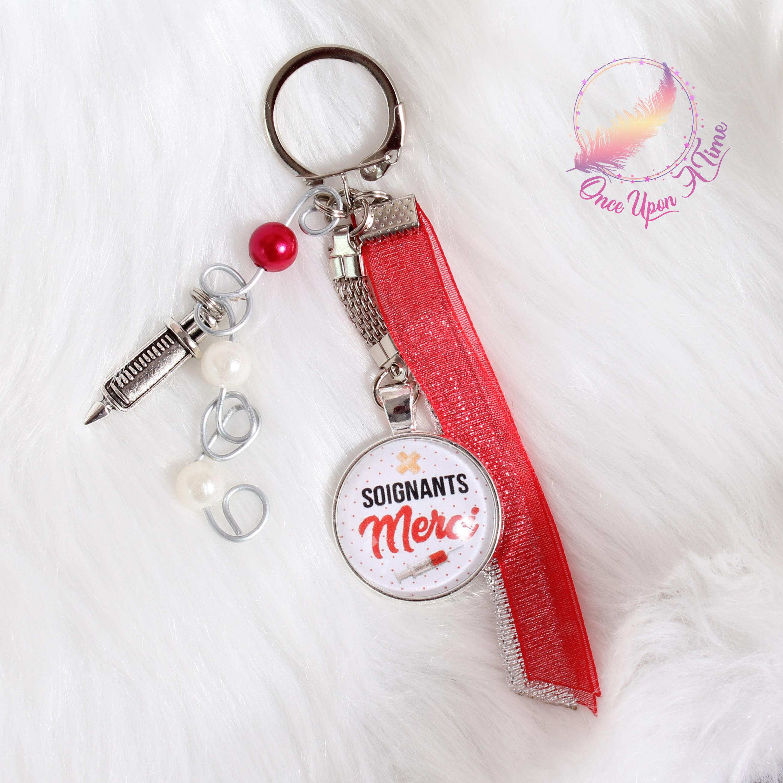 💕 Porte-clés - Merci - Personnel médical - Plusieurs modèles 🔑