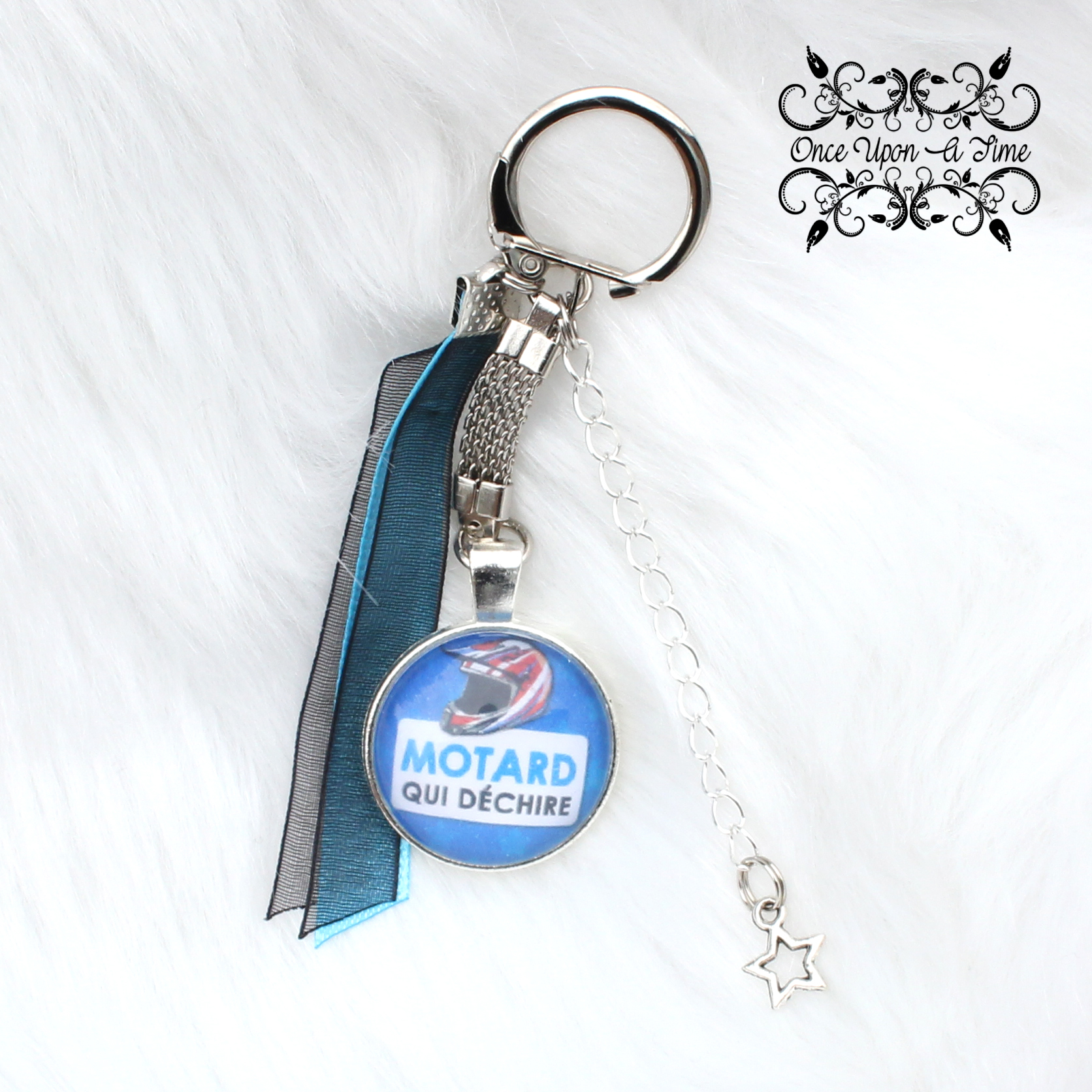 💕 Porte-clés - Motard qui déchire 🔑