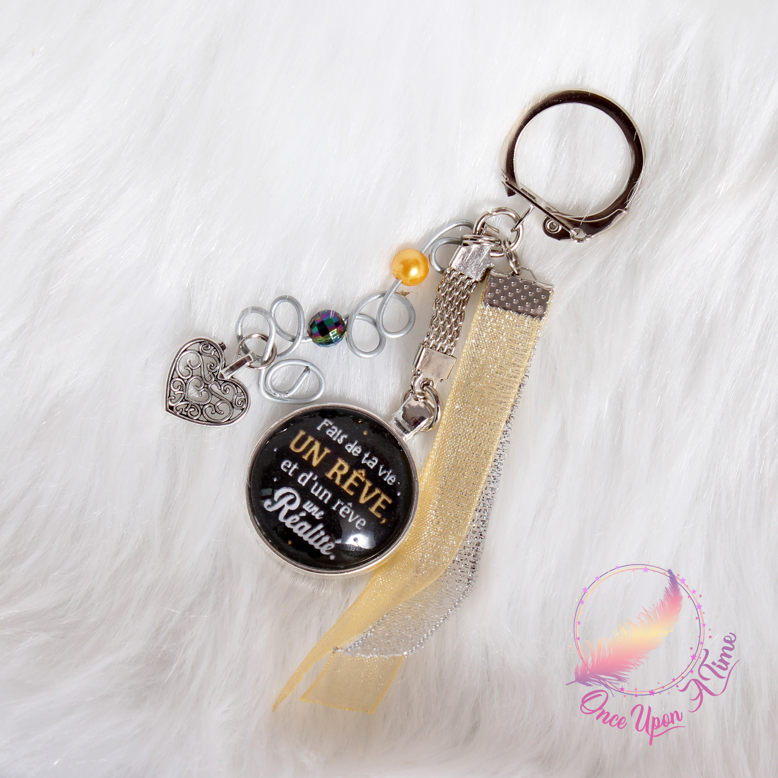 💕 Porte-clés - Fais de ta vie un rêve et d'un rêve une réalité 🔑