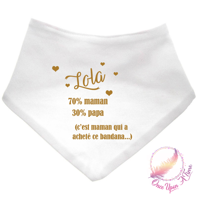 🍼 Bavoir - Bandana - Personnalisé - Plusieurs modèles 👶