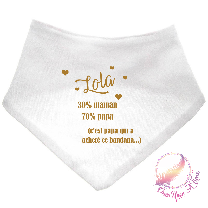 🍼 Bavoir - Bandana - Personnalisé - Plusieurs modèles 👶