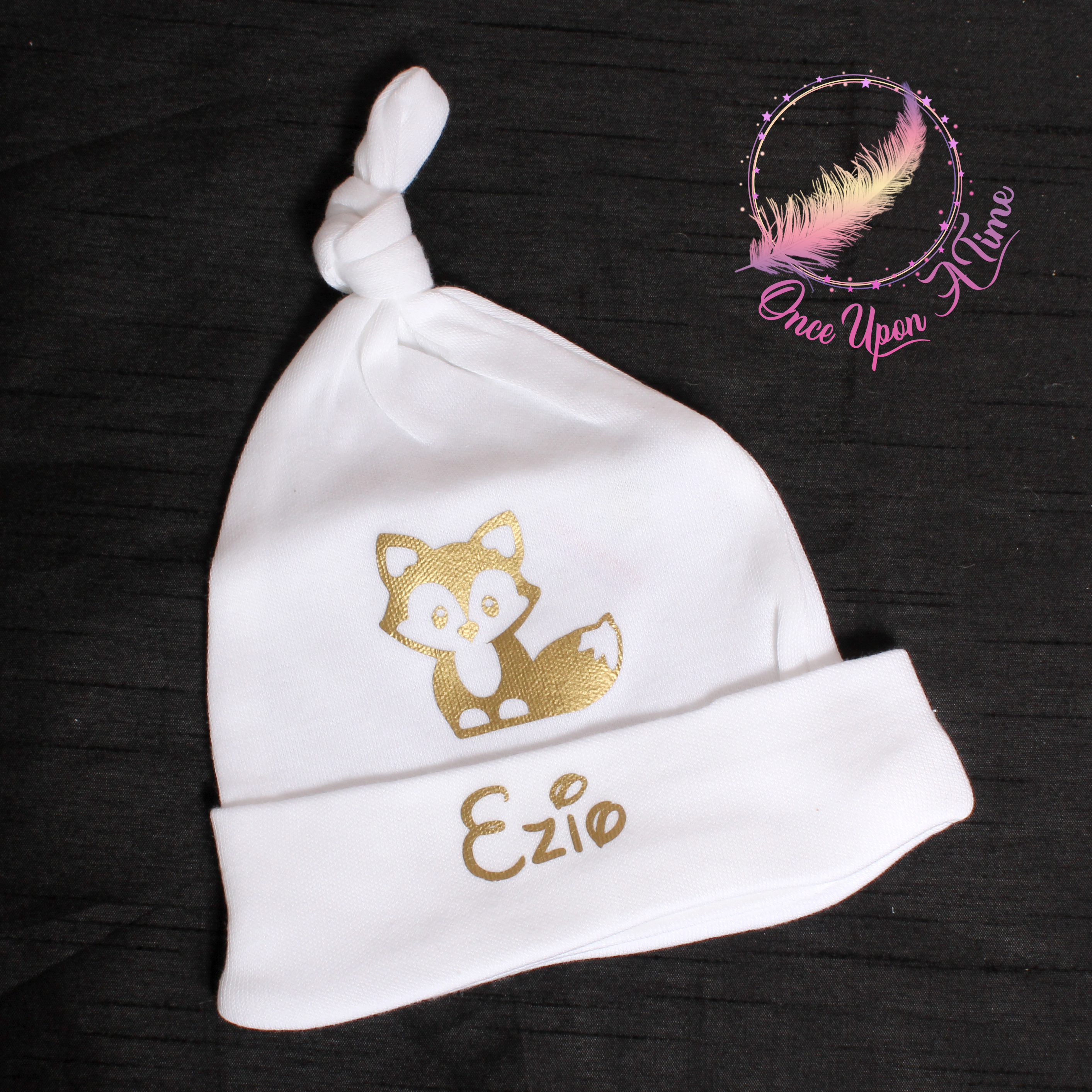 🍼 Bonnet noeud - Personnalisé - Plusieurs modèles 👶