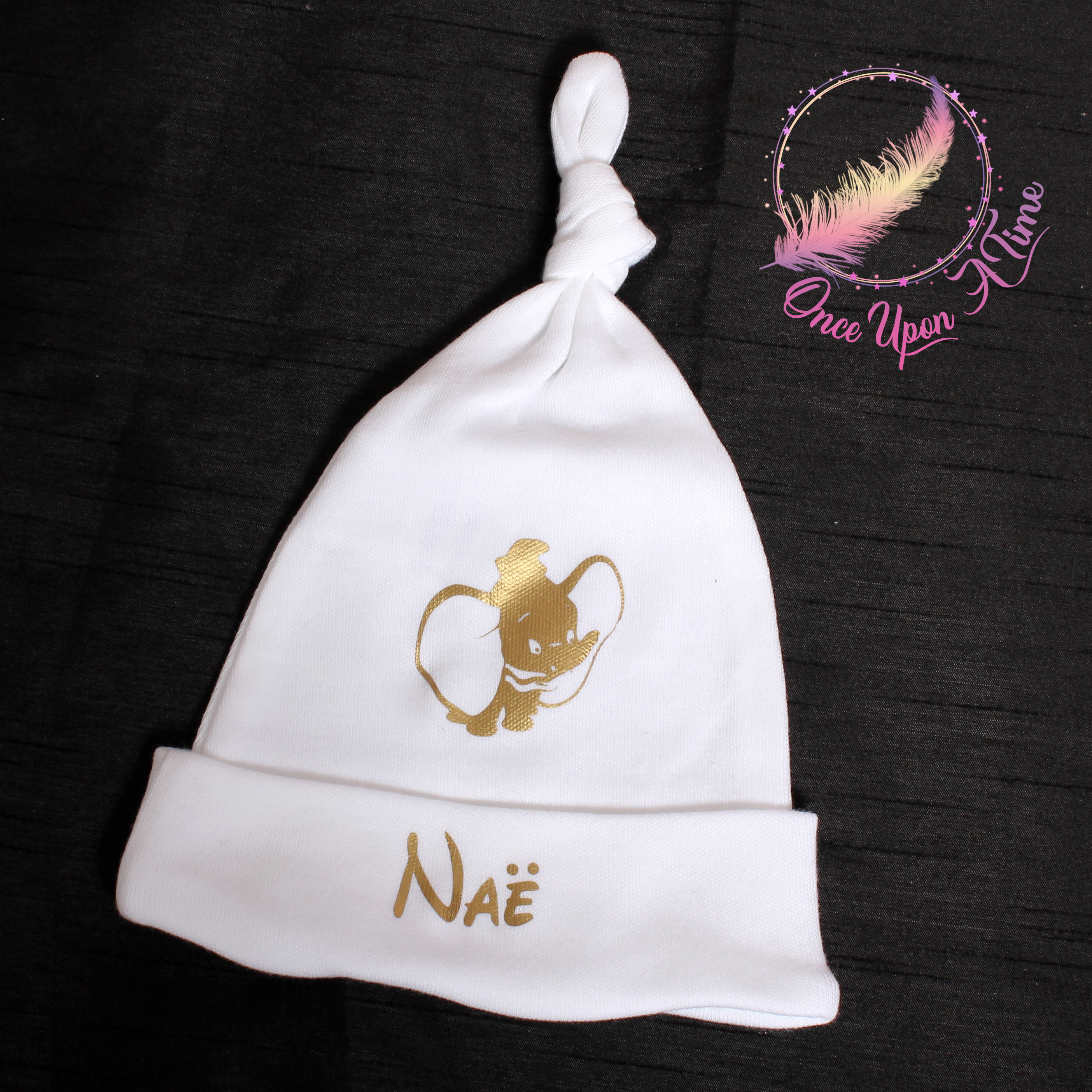 🍼 Bonnet noeud - Personnalisé - Plusieurs modèles 👶