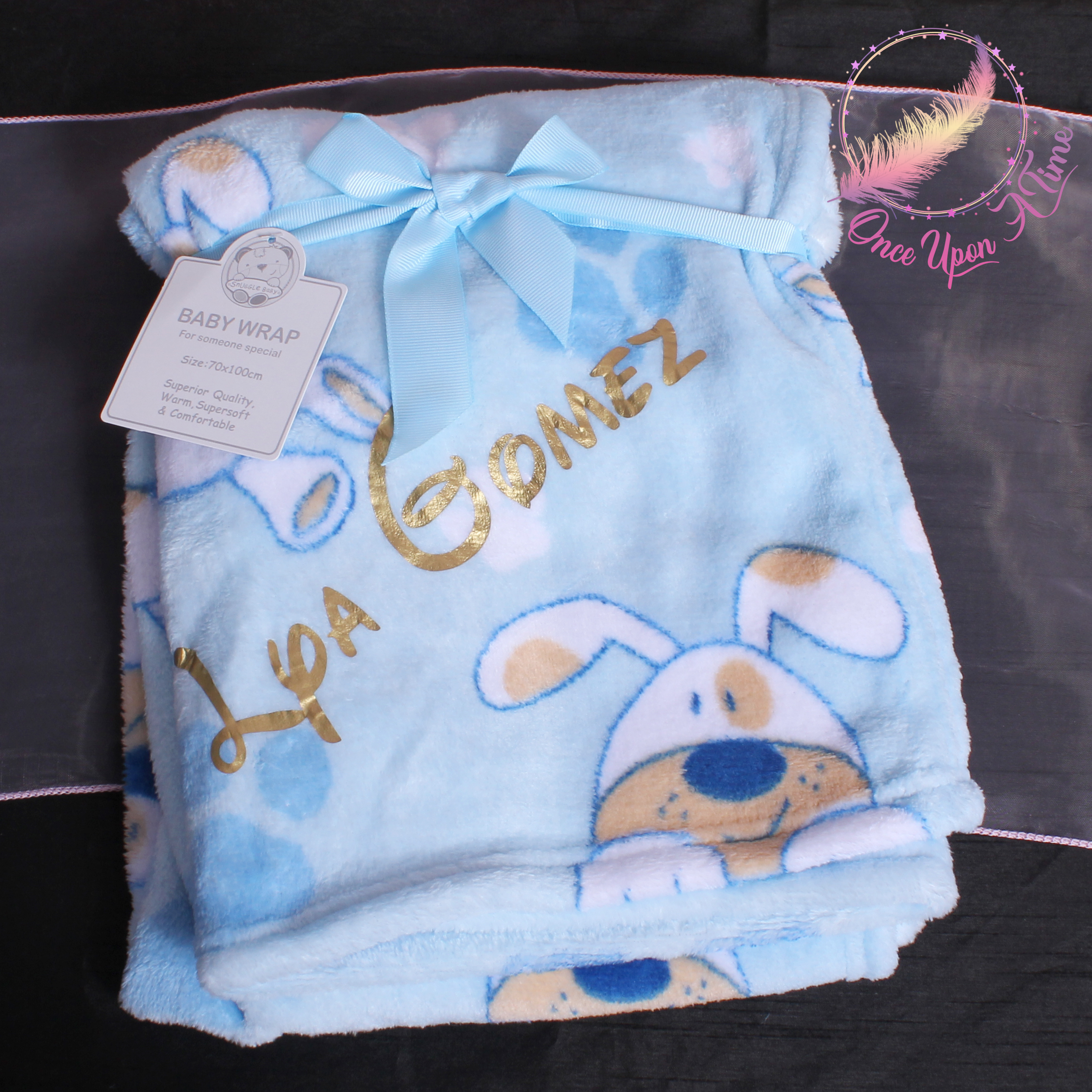 🍼 Couverture - Chiens - Personnalisée 👶