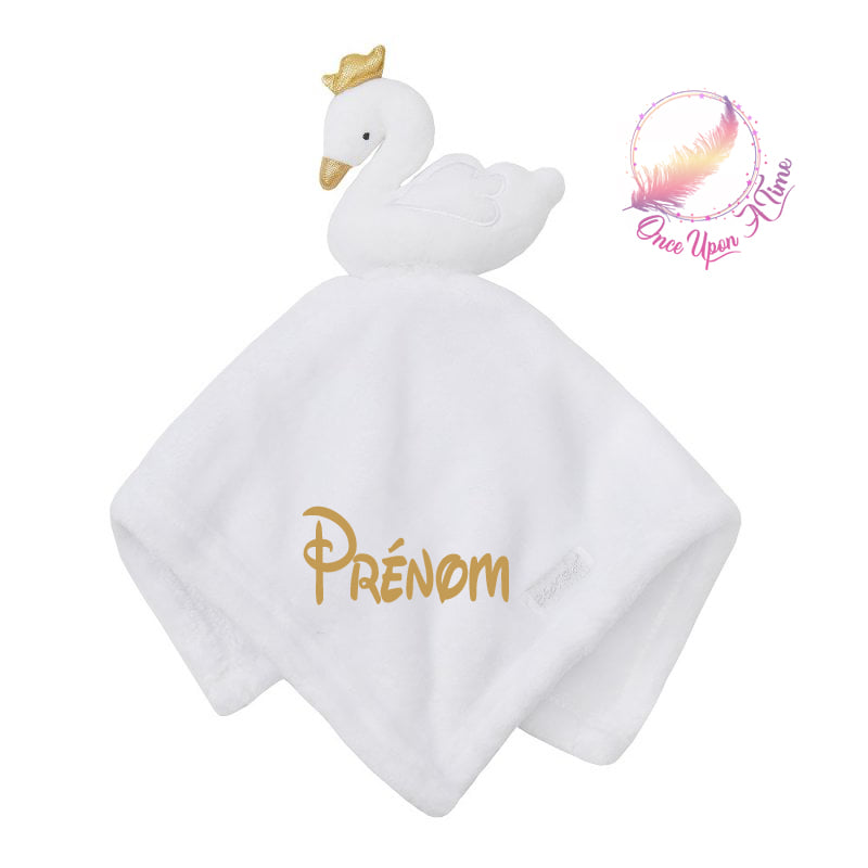 🍼 Doudou - Cygne - Personnalisée 👶