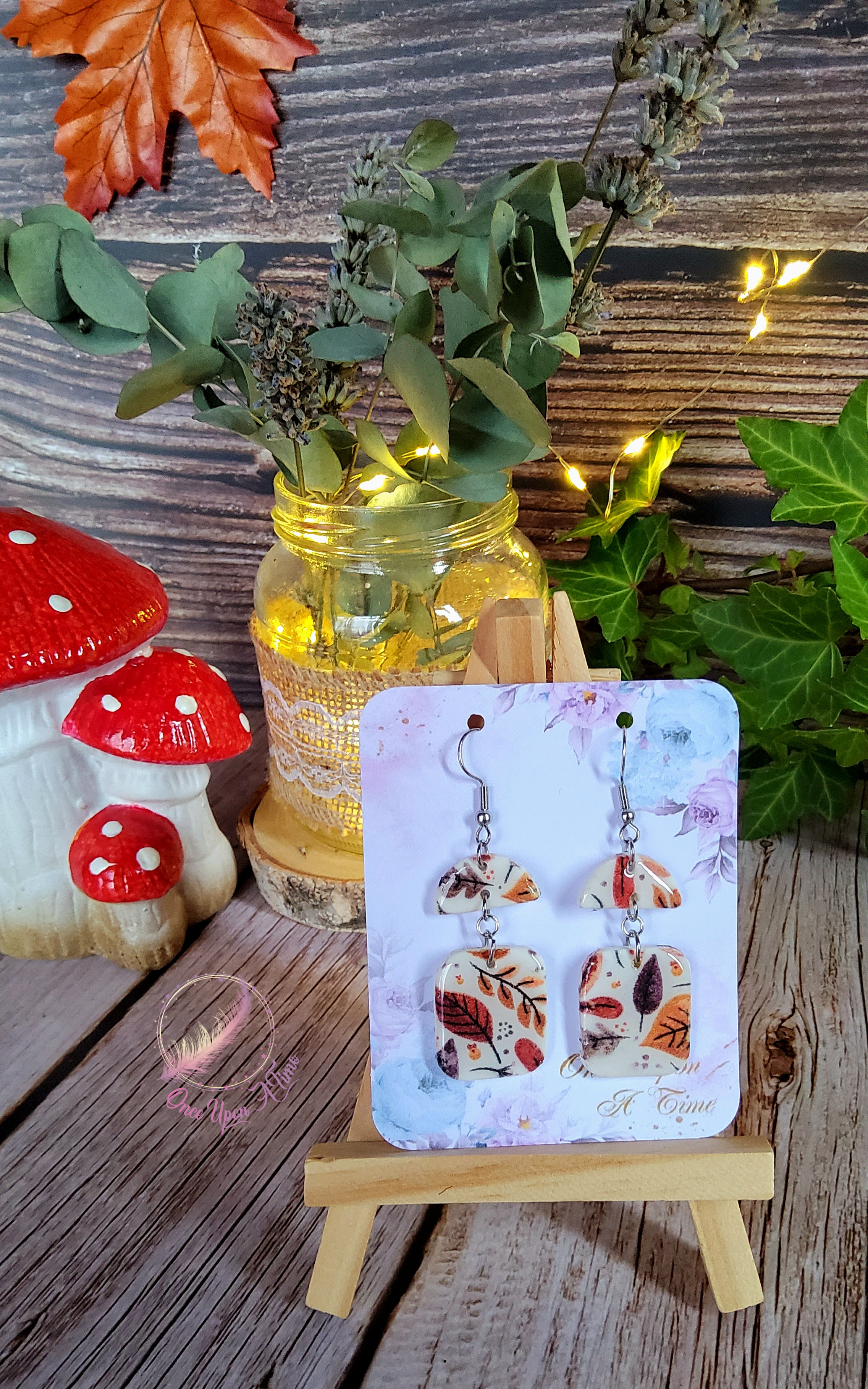 🍁 Boucles d'oreilles - Automne 🍂