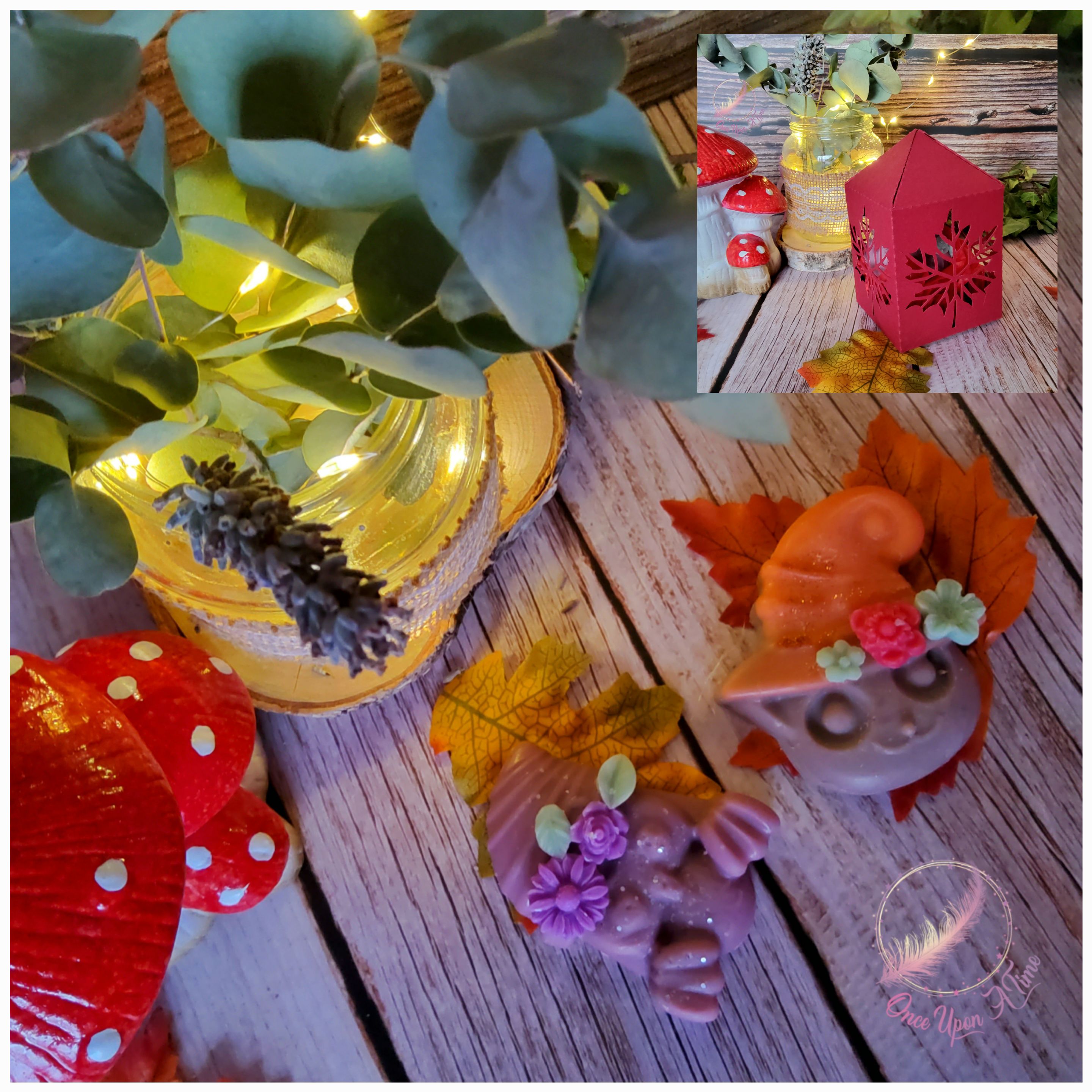 🎃 Fondants parfumés - Chat, chouette et citrouille d'Halloween - Senteur d'Halloween 🐈‍⬛
