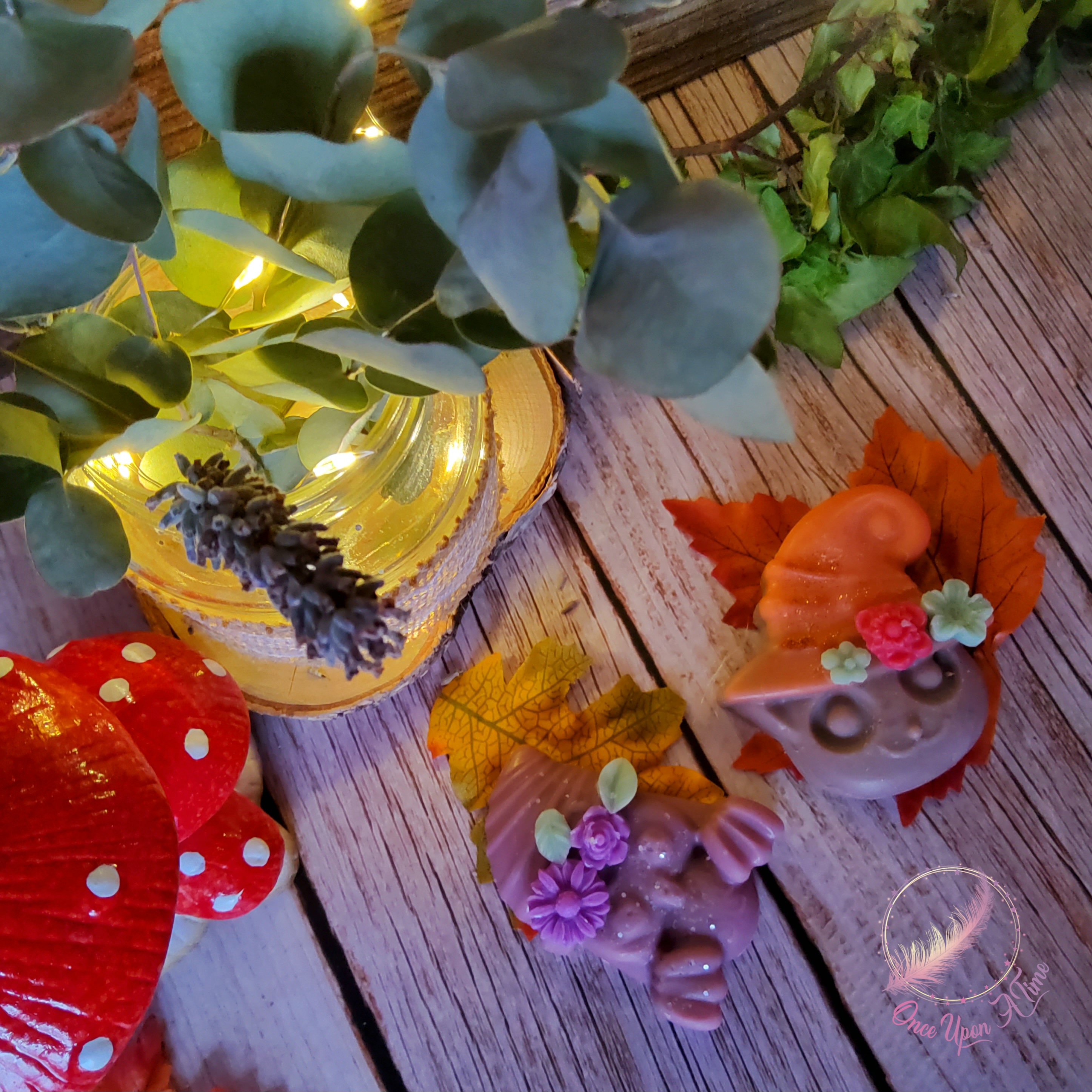 🎃 Fondants parfumés - Chat, chouette et citrouille d'Halloween - Senteur d'Halloween 🐈‍⬛