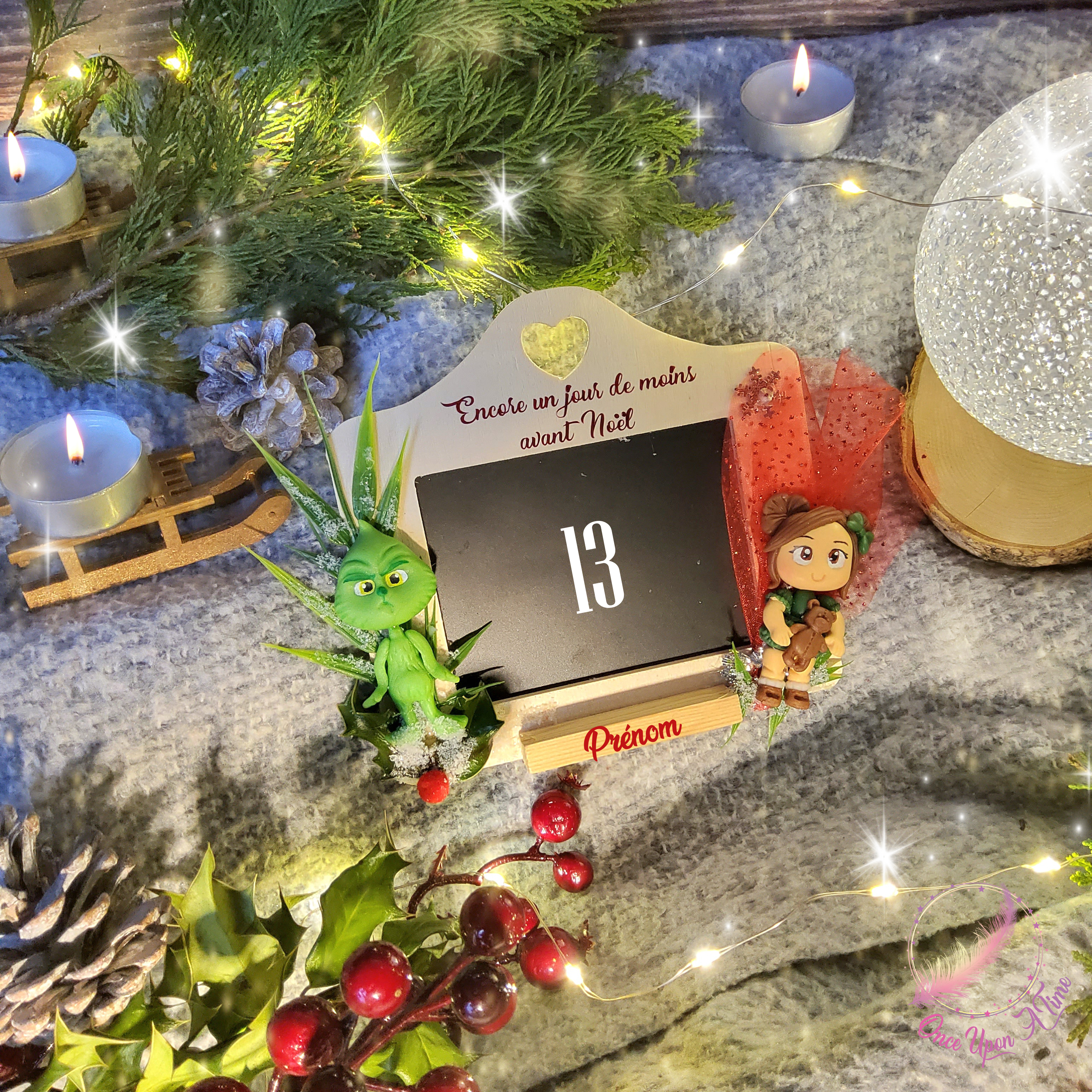 🎄🎅 Ardoise décompte de l'Avent 🤶🎄