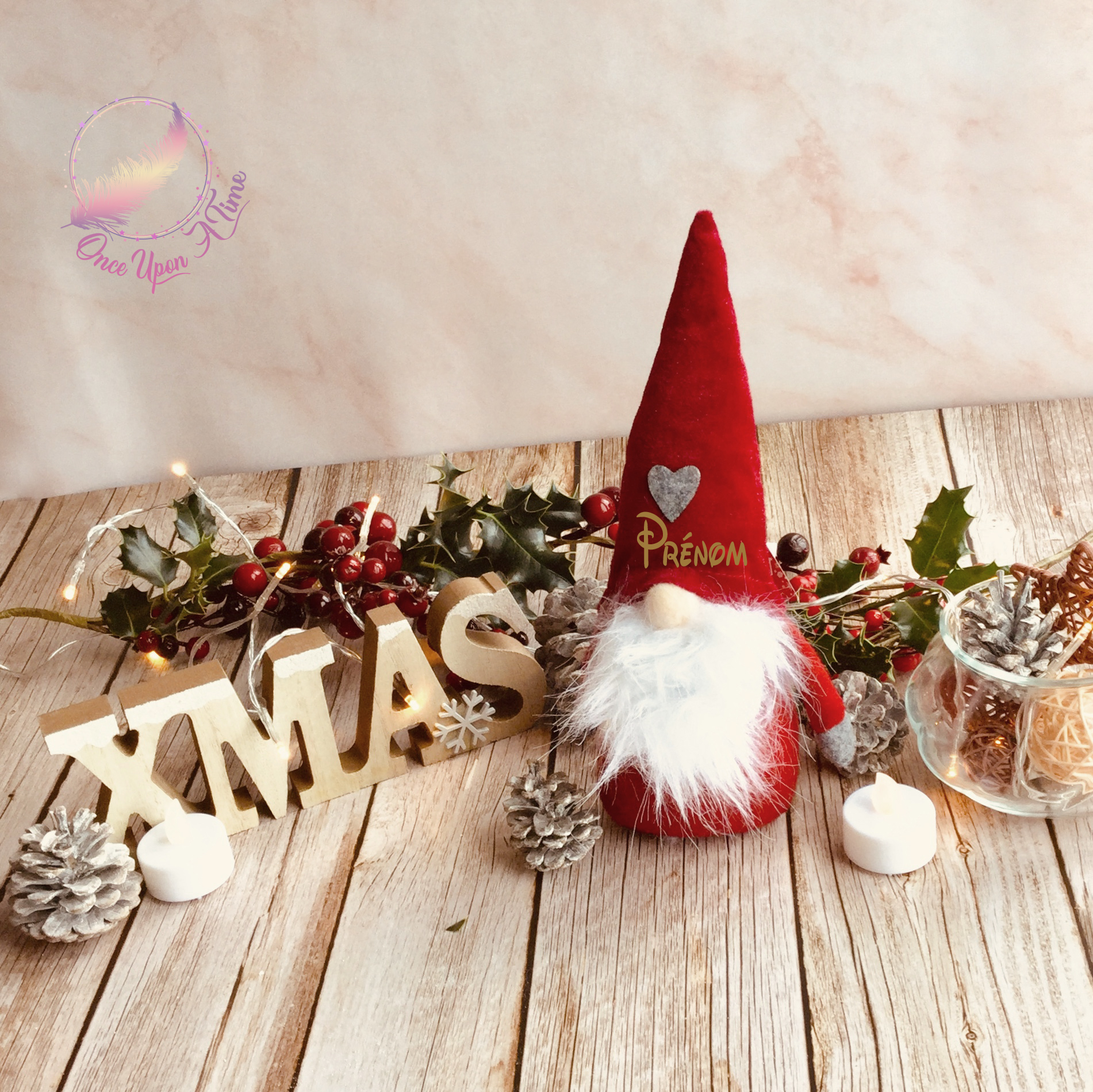 🎄🎅 Décoration gnome à poser 🤶🎄
