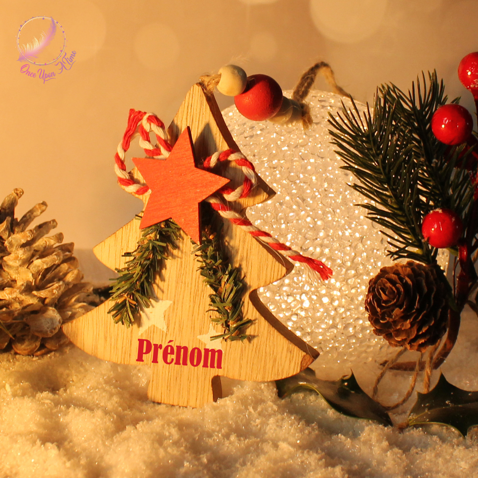 🎄🎅 Suspension sapin de Noël en bois🤶🎄