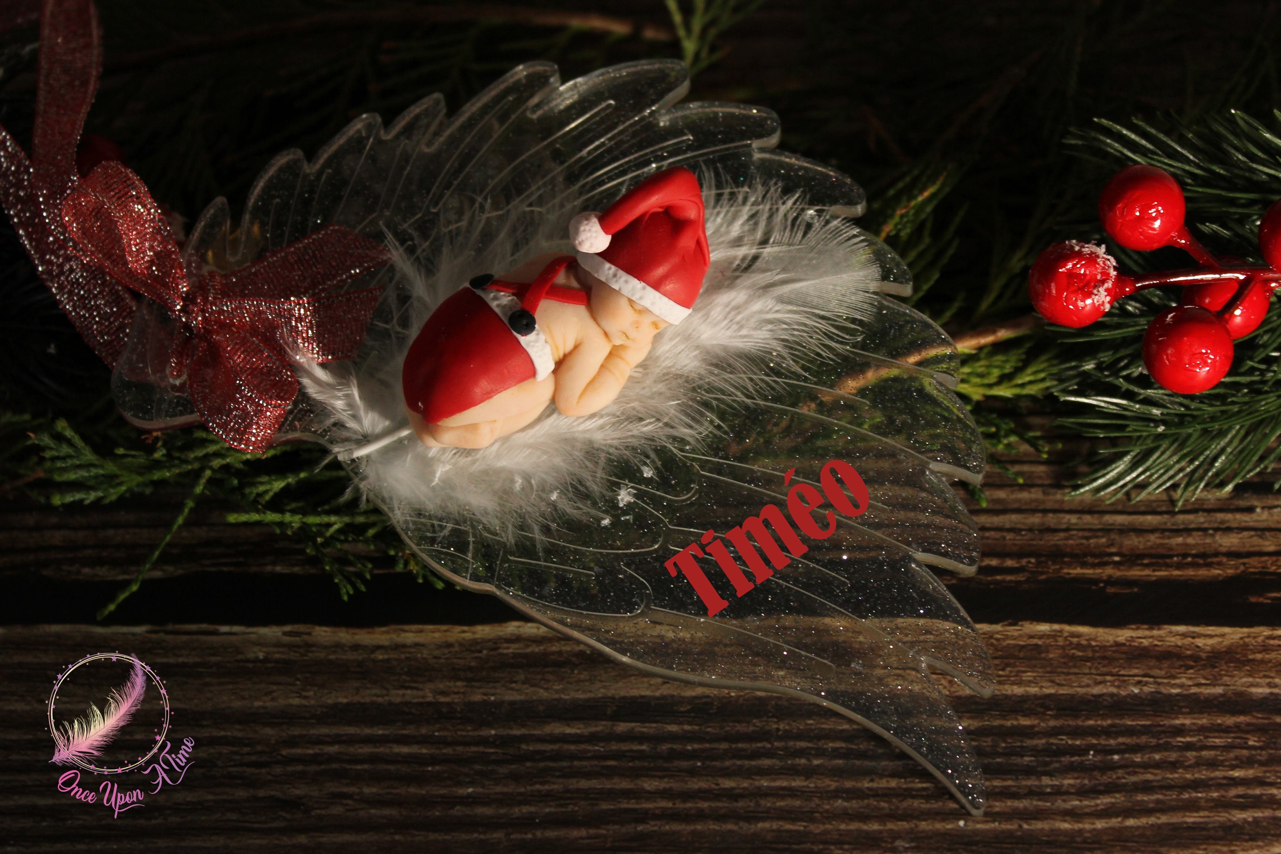 🎄🎅 Suspension aile d'ange et bébé de Noël 🤶🎄