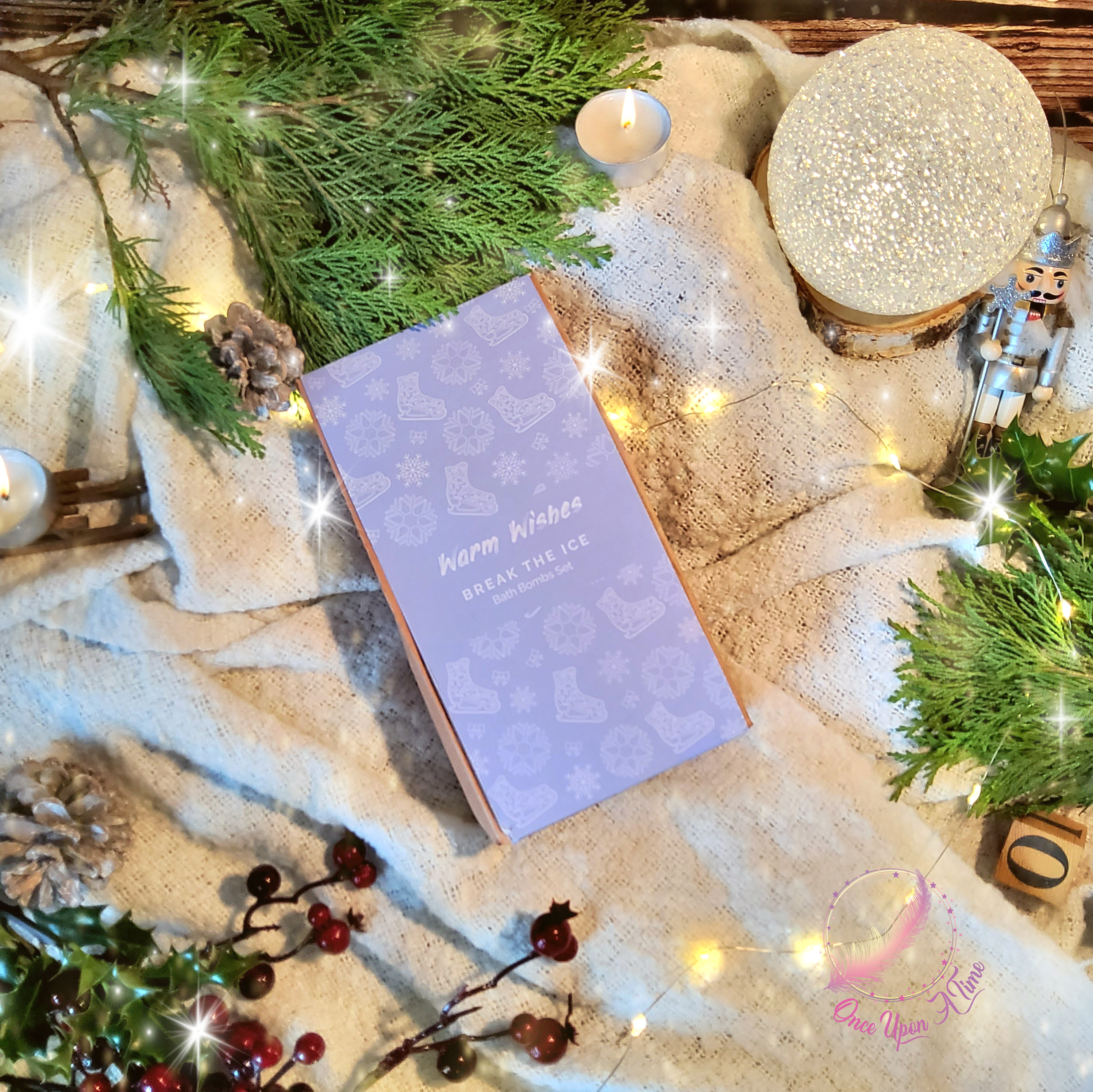 🤶🛁 Petit paquet de 4 bombes de bain de Noël - Différentes parfums 🛀🎅