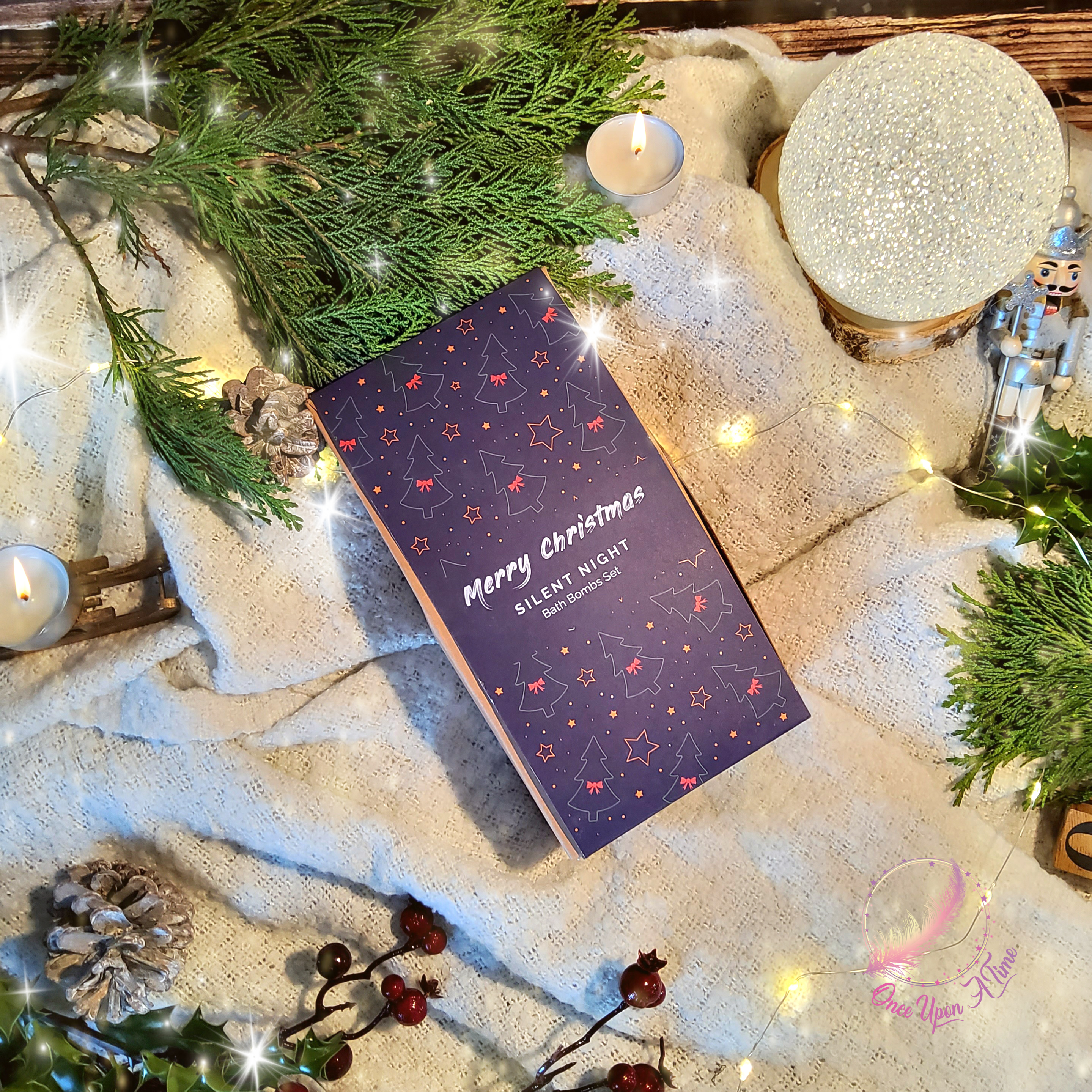 🤶🛁 Petit paquet de 4 bombes de bain de Noël - Différentes parfums 🛀🎅