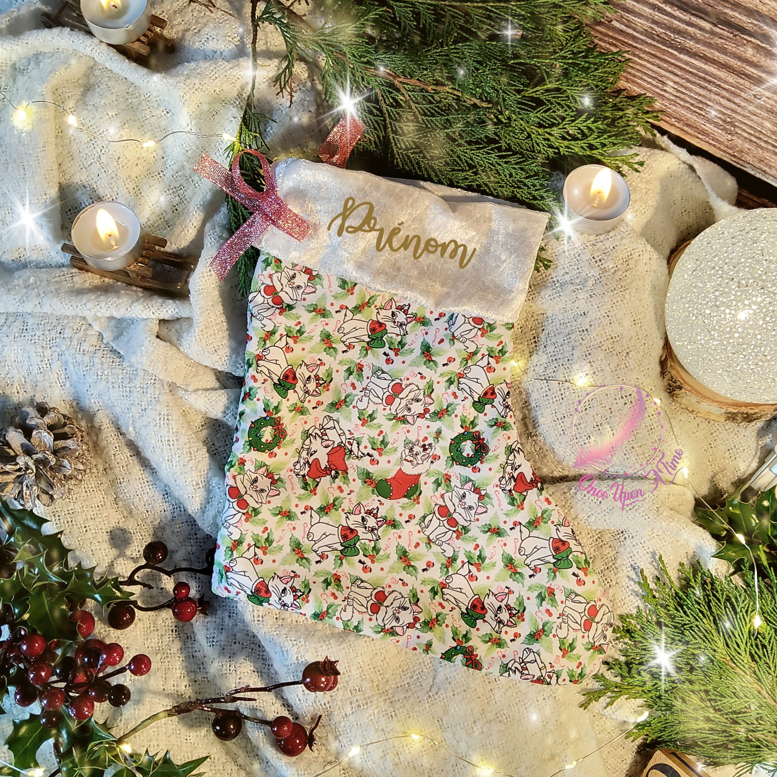 🎄🎅 Chaussette de Noël - Disney - Marie des Aristochats de Noël 🤶🎄