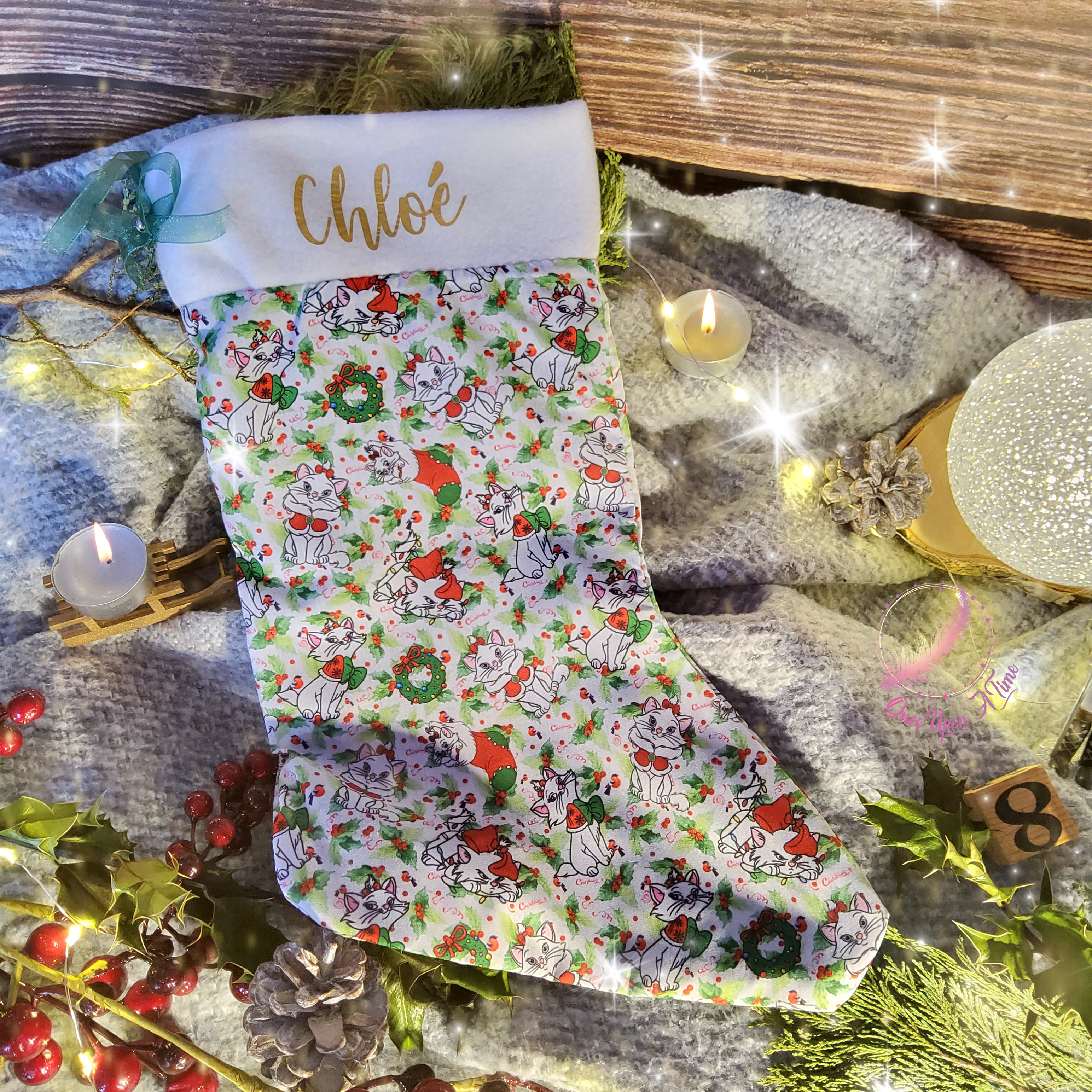 🎄🎅 Chaussette de Noël - Disney - Marie des Aristochats de Noël 🤶🎄