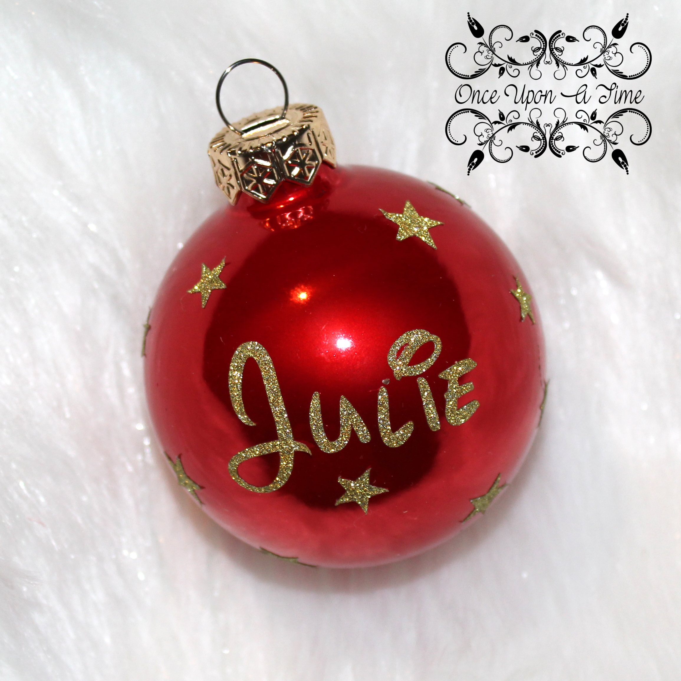 🎄🎅 Boule de Noël - Rouge - Matte ou brillante - Prénom et/ou Mon premier Noël + Prénom 🤶🎄